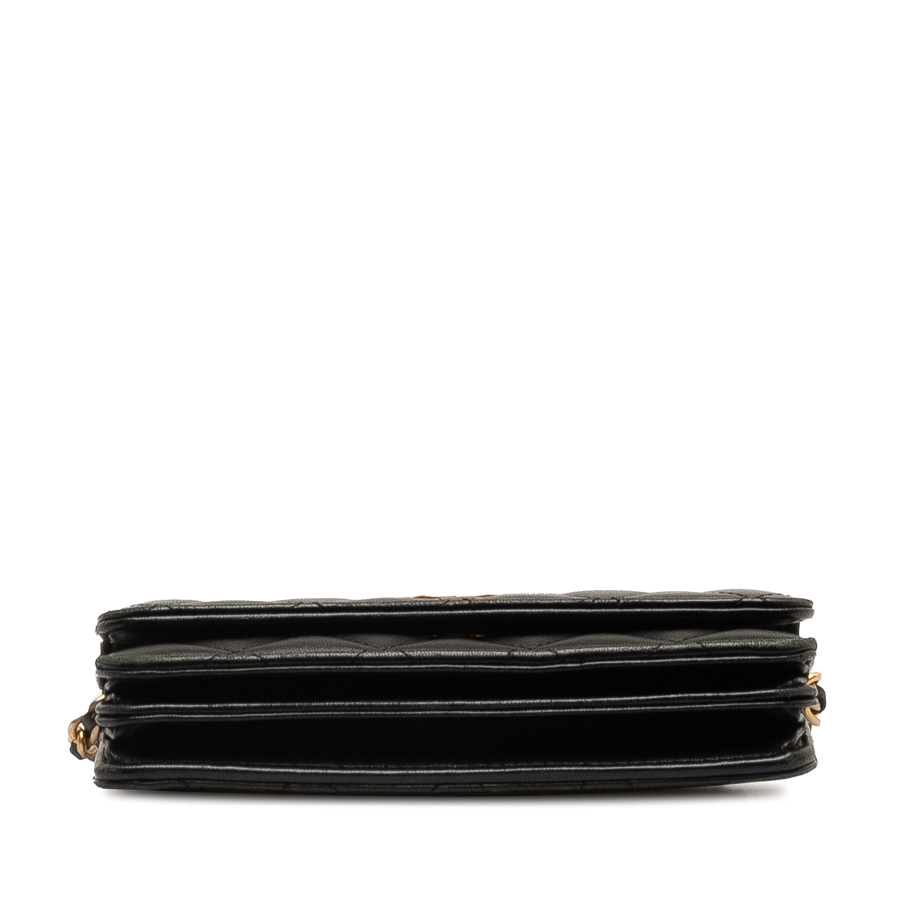 Chanel Lambskin Romance Wallet On Chain