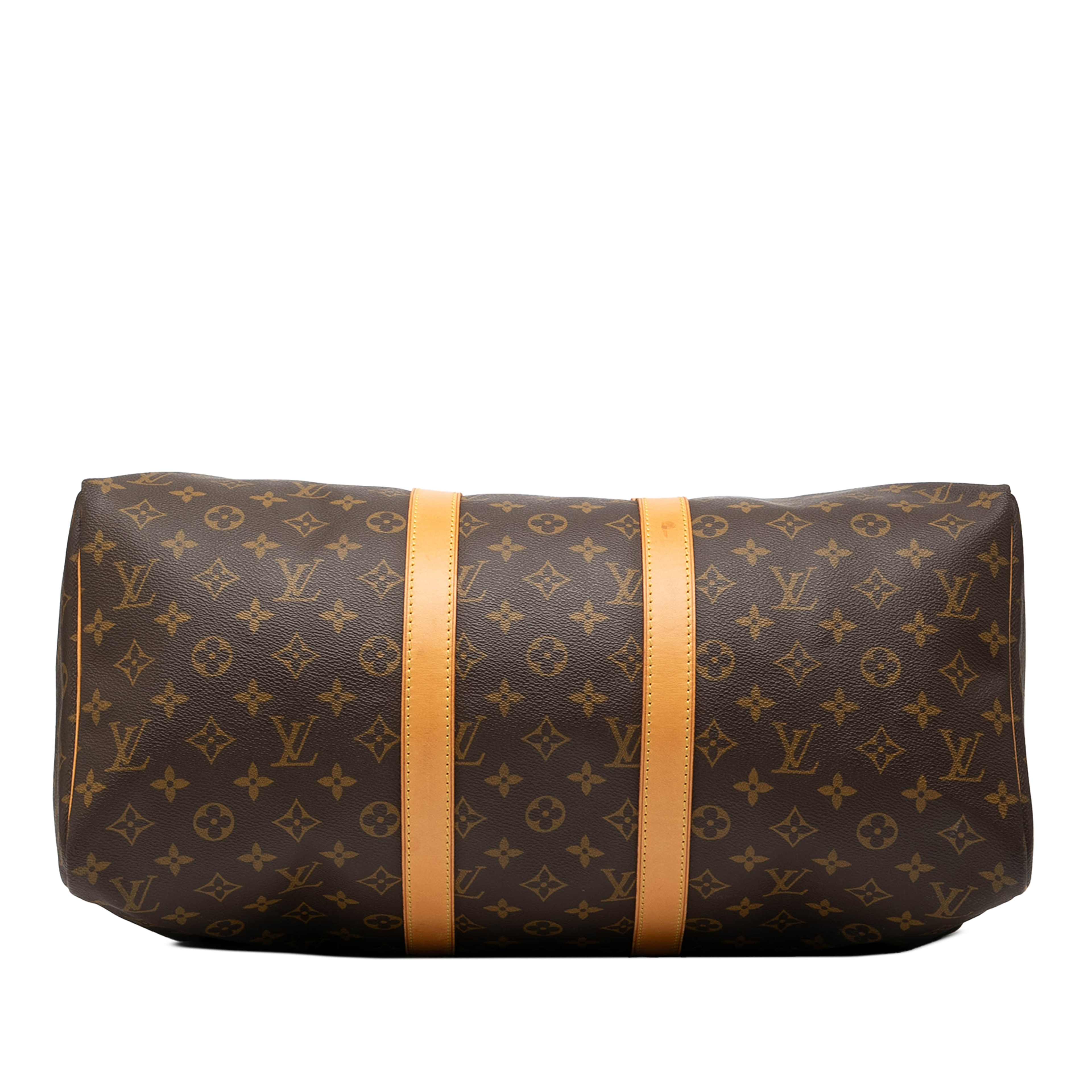 Louis Vuitton Monogram Keepall 45, från Luxclusif, i färgen brown. Klicka för att öppna bilden i stort format