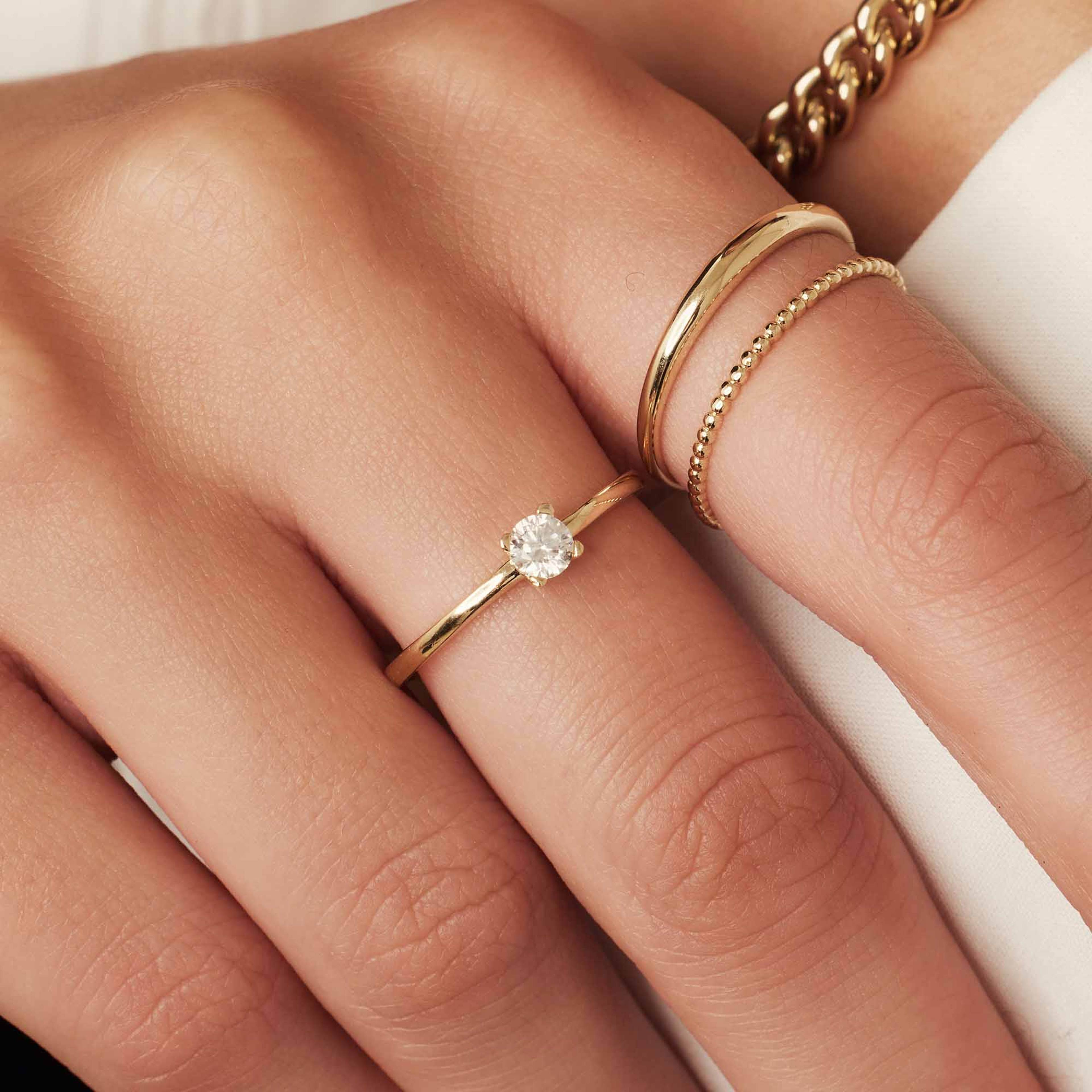 Le Marais 14 Karat Guld Ring