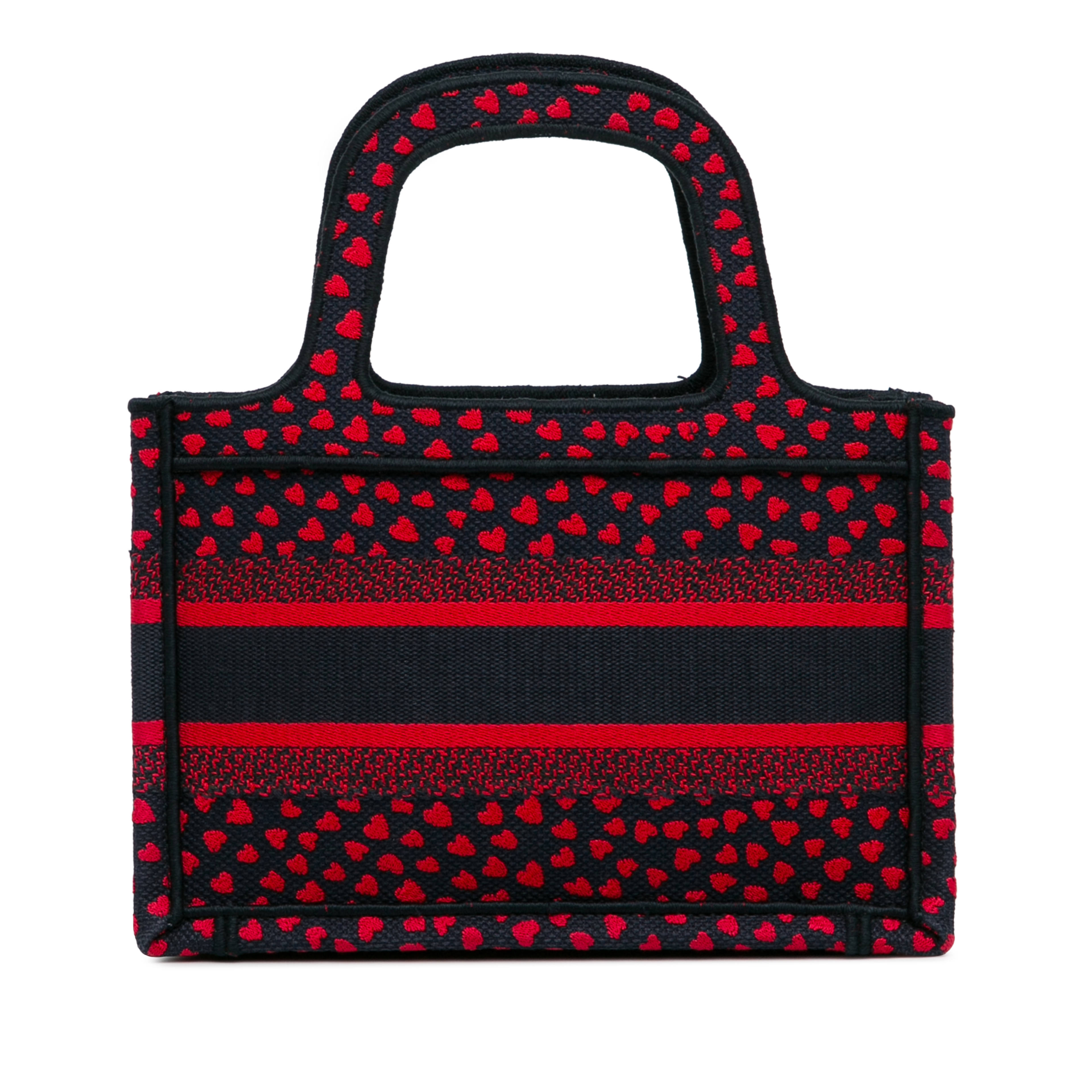 Dior Mini Pop Heart I Love Paris Book Tote, från Luxclusif, i färgen red. Klicka för att öppna bilden i stort format