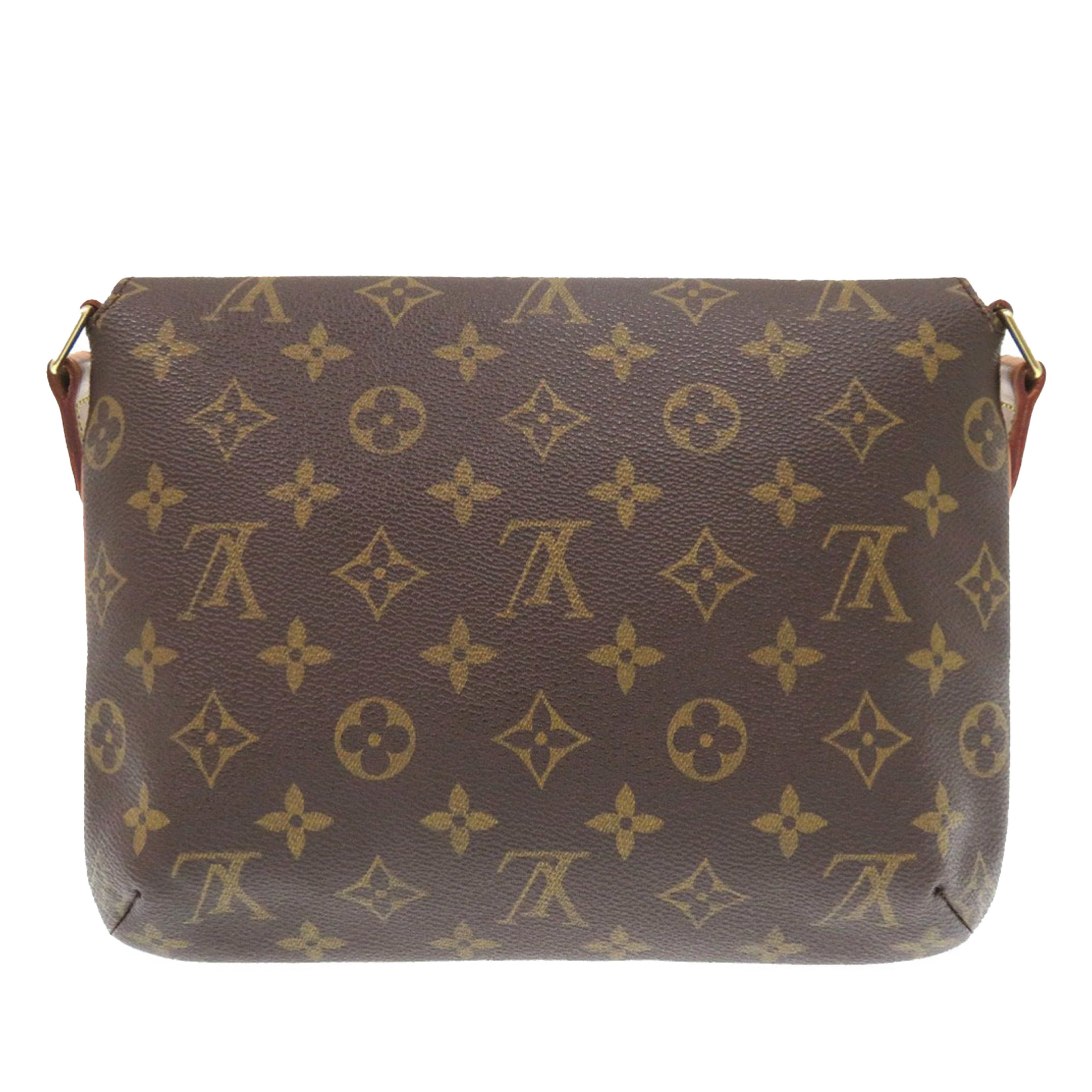 Louis Vuitton Monogram Musette Tango Short Strap, från Luxclusif, i färgen brown. Klicka för att öppna bilden i stort format