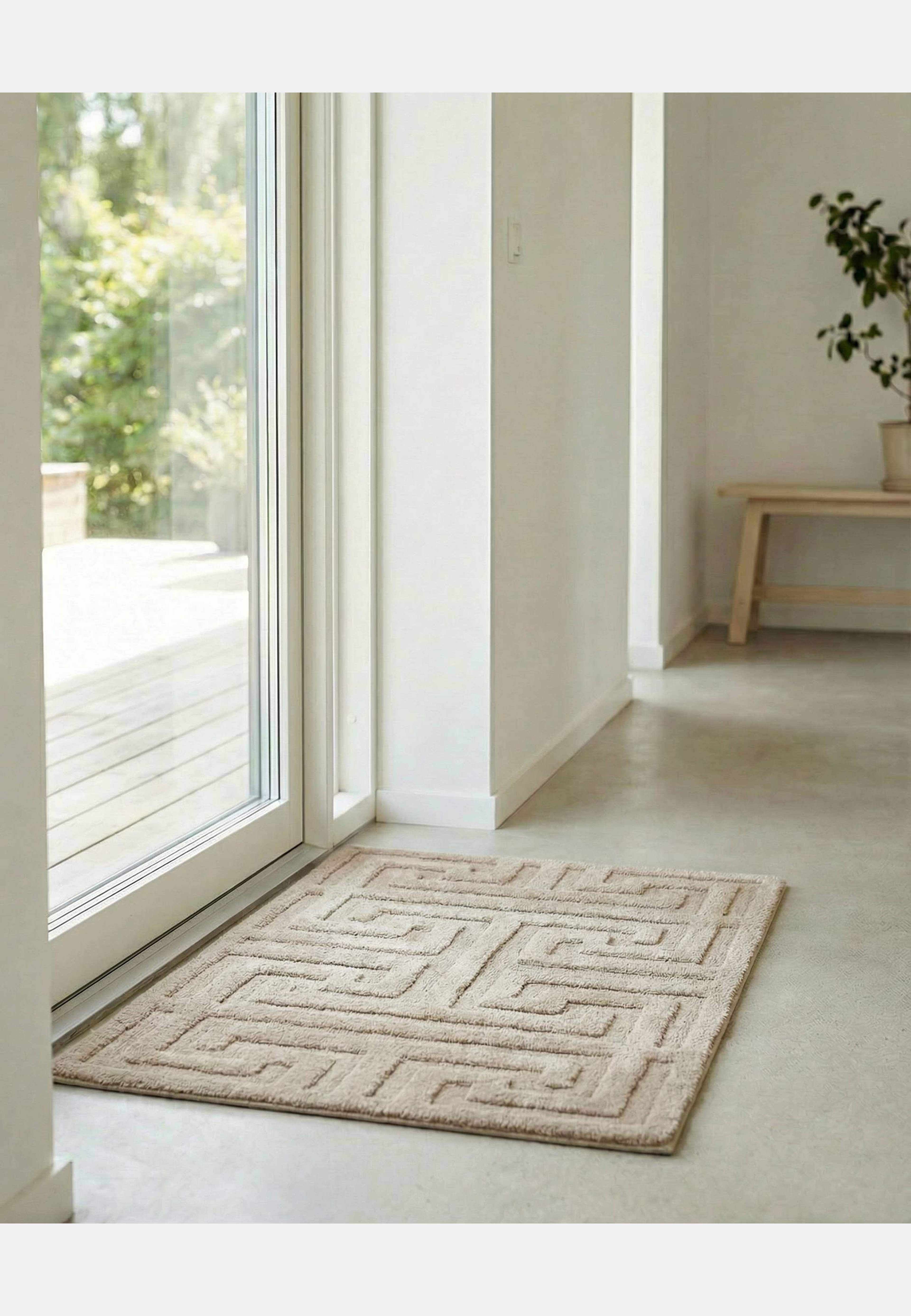 Dörrmatta Key, från Classic Collection, i färgen beige. Klicka för att öppna bilden i stort format
