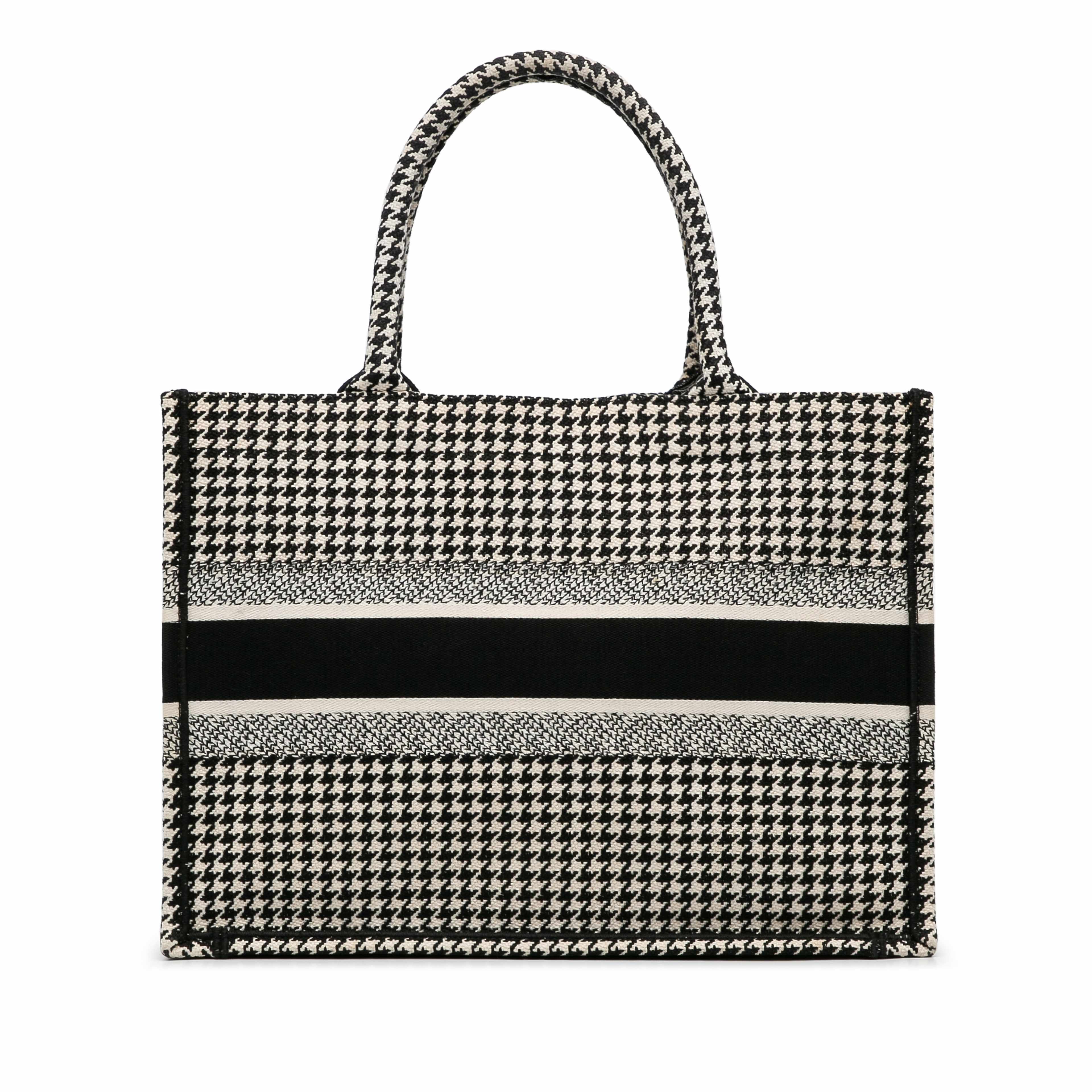 Dior Medium Houndstooth Book Tote