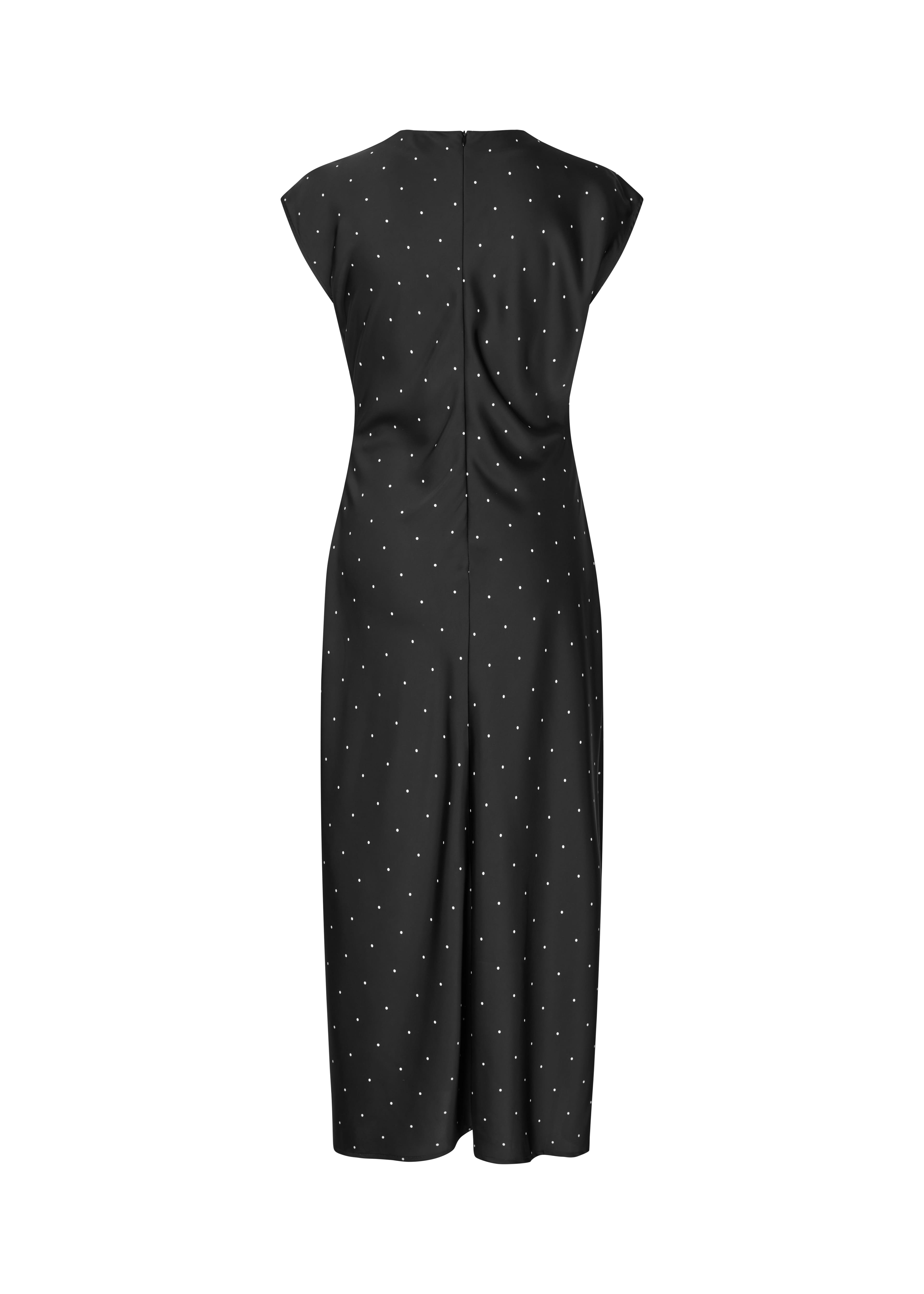 Tailormd Print Dress, från Modström, i färgen black dot. Klicka för att öppna bilden i stort format