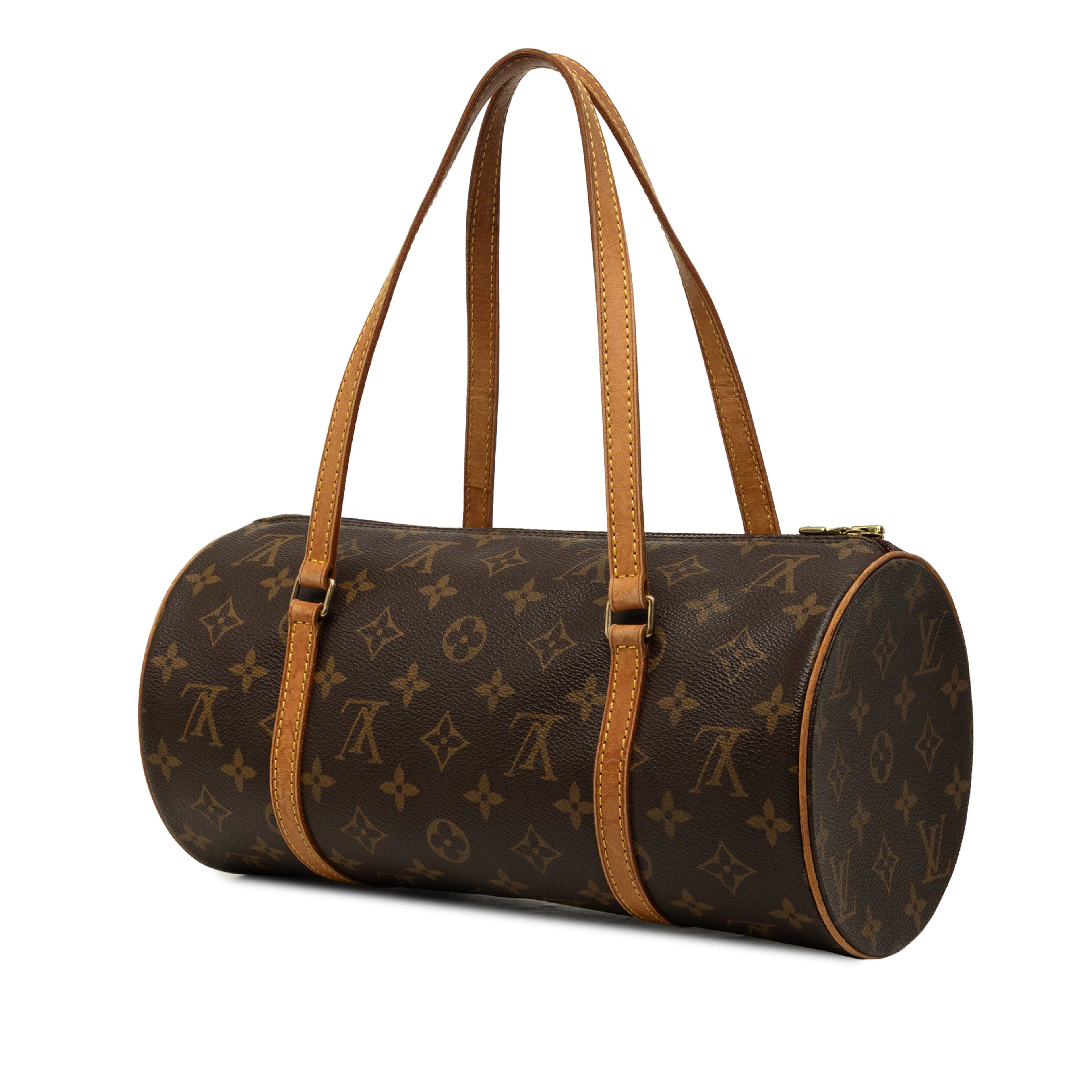 Louis Vuitton Monogram Papillon 30, från Luxclusif, i färgen brun. Klicka för att öppna bilden i stort format