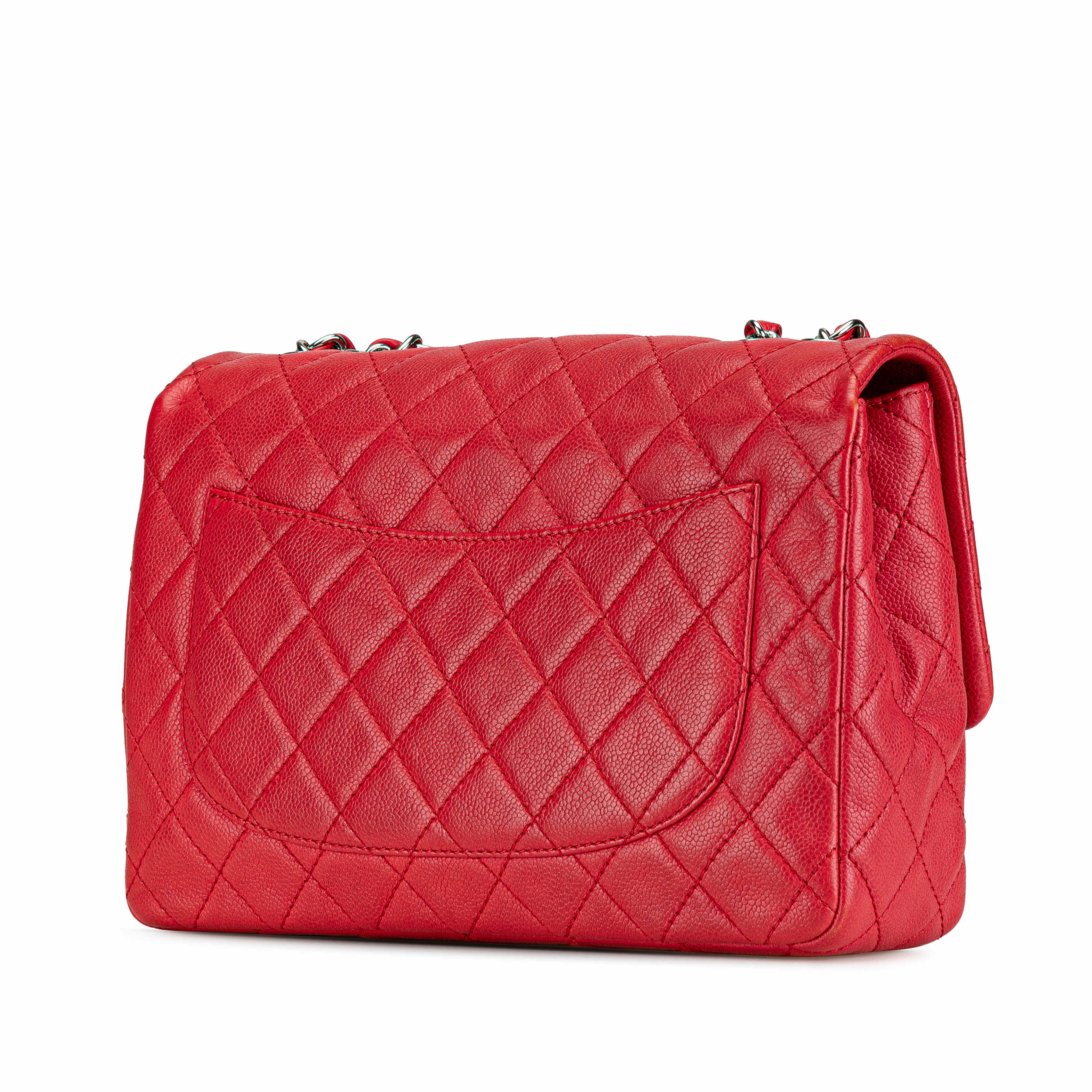 Chanel Jumbo Classic Caviar Single Flap