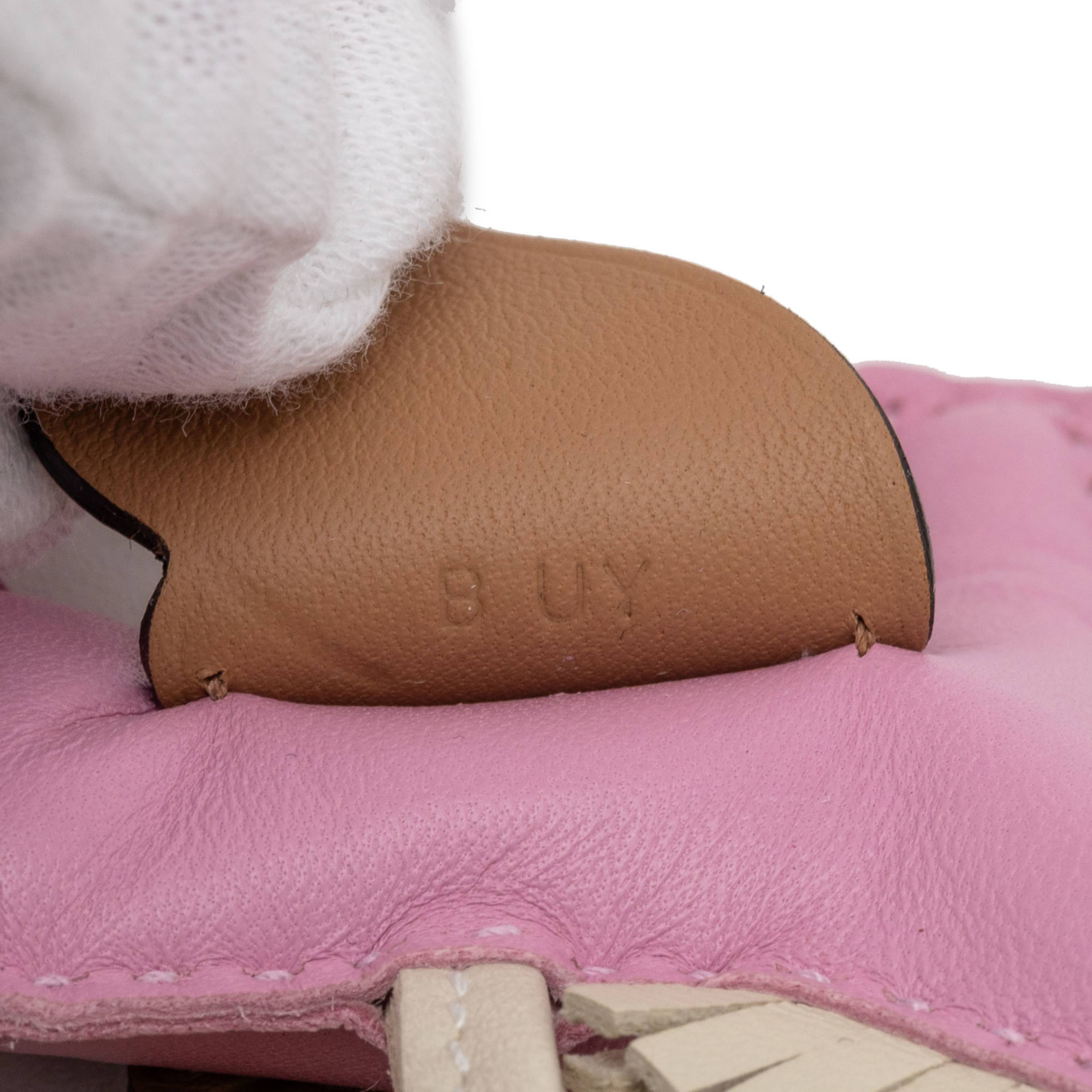 Hermès Milo Lambskin And Swift Calfskin Rodeo Pegase Bag Charm Pm, från Luxclusif, i färgen light pink. Klicka för att öppna bilden i stort format