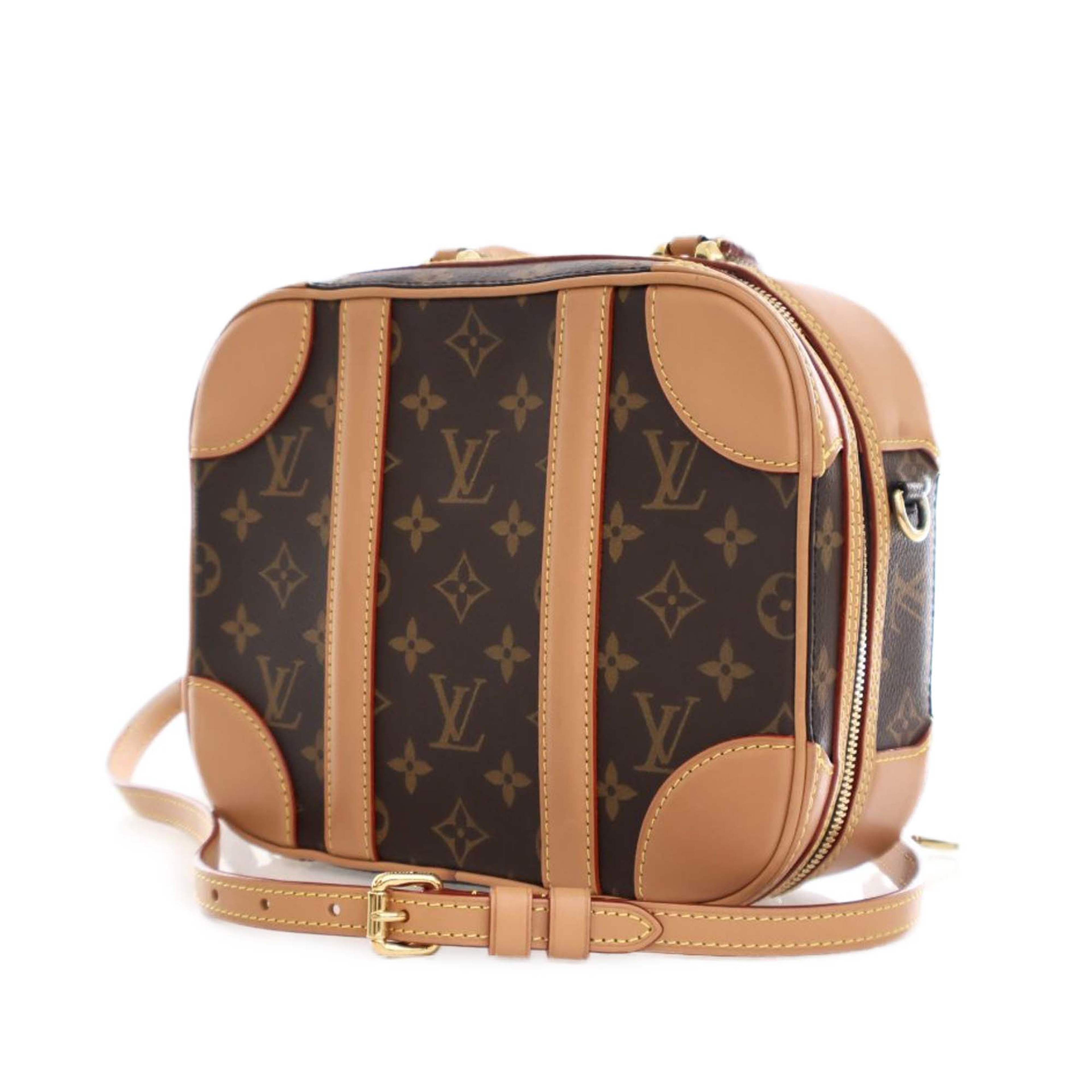 Louis Vuitton Monogram Valisette Pm, från Luxclusif, i färgen brown. Klicka för att öppna bilden i stort format