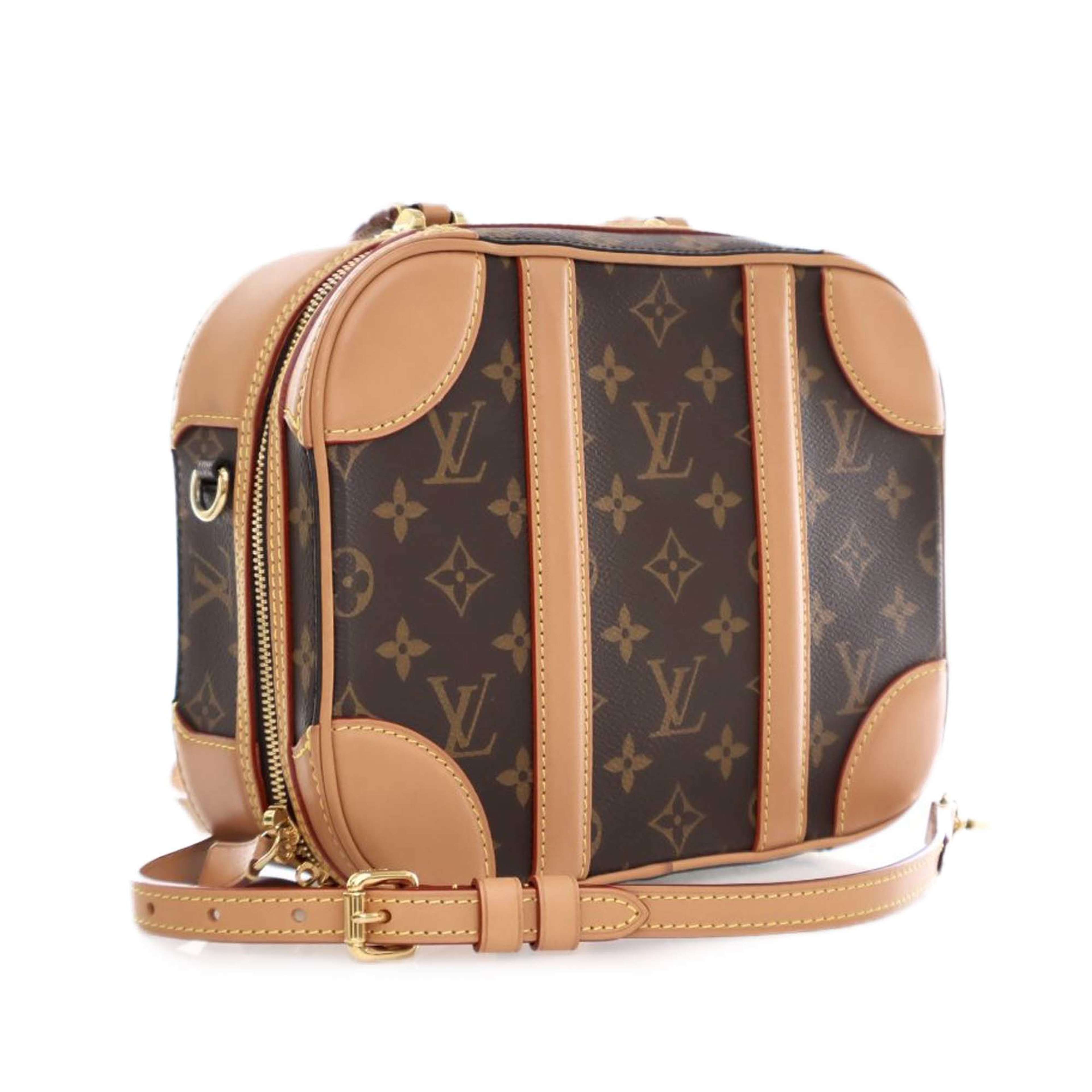 Louis Vuitton Monogram Valisette Pm, från Luxclusif, i färgen brun. Klicka för att öppna bilden i stort format