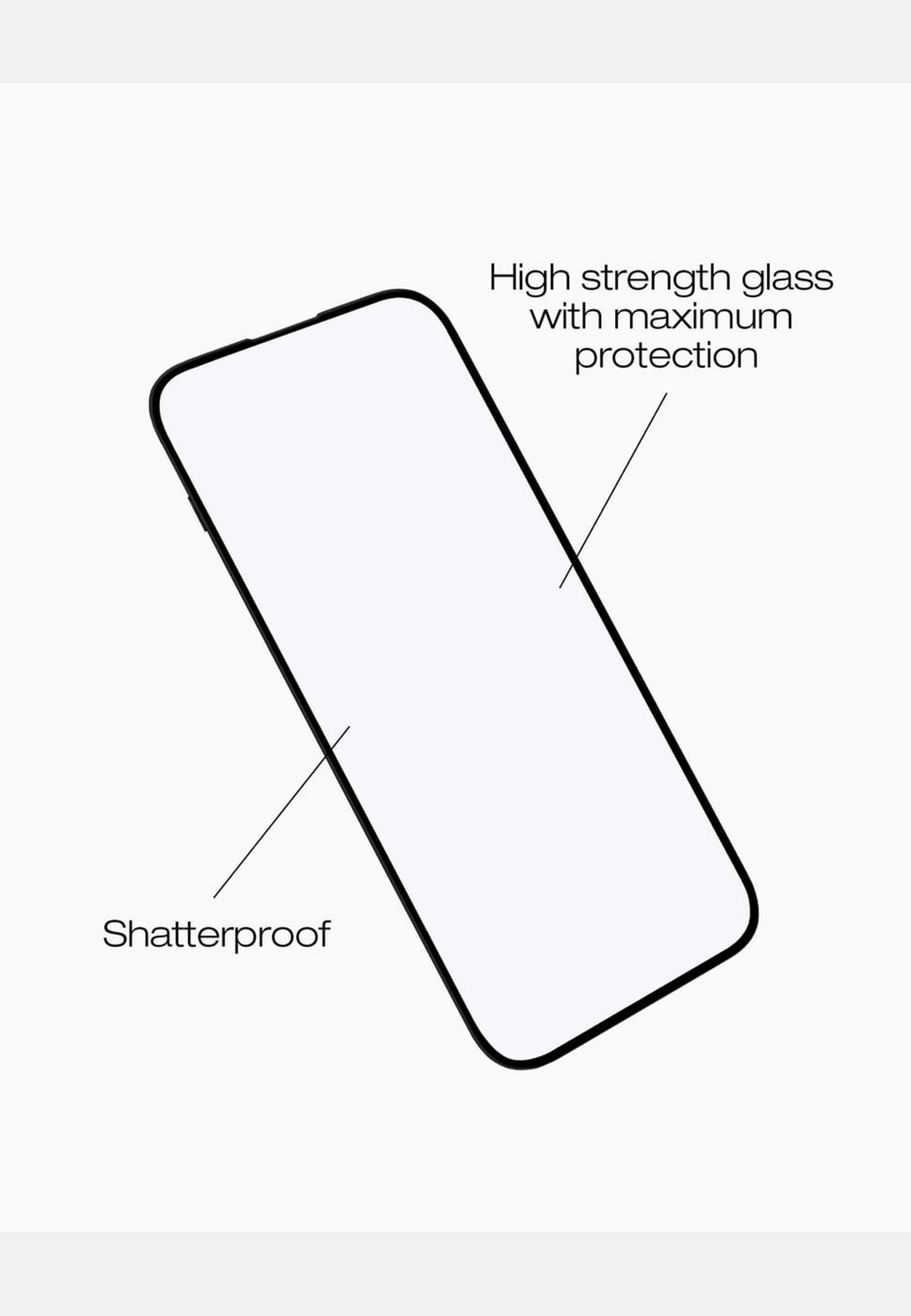 Ideal Full Coverage Glass Iphone, från Ideal Of Sweden, i färgen clear. Klicka för att öppna bilden i stort format