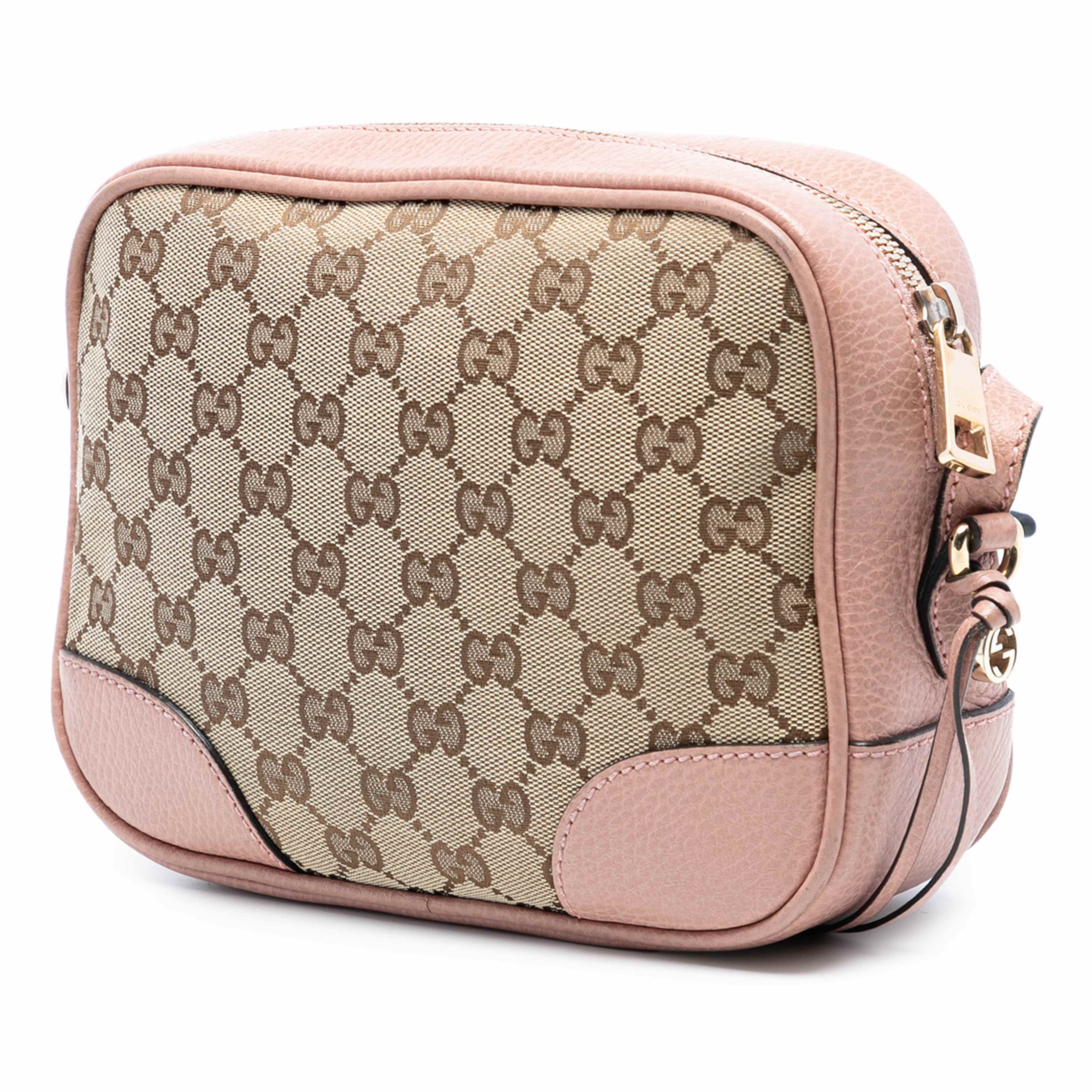 Gucci Gg Canvas Bree Crossbody, från Luxclusif, i färgen beige. Klicka för att öppna bilden i stort format