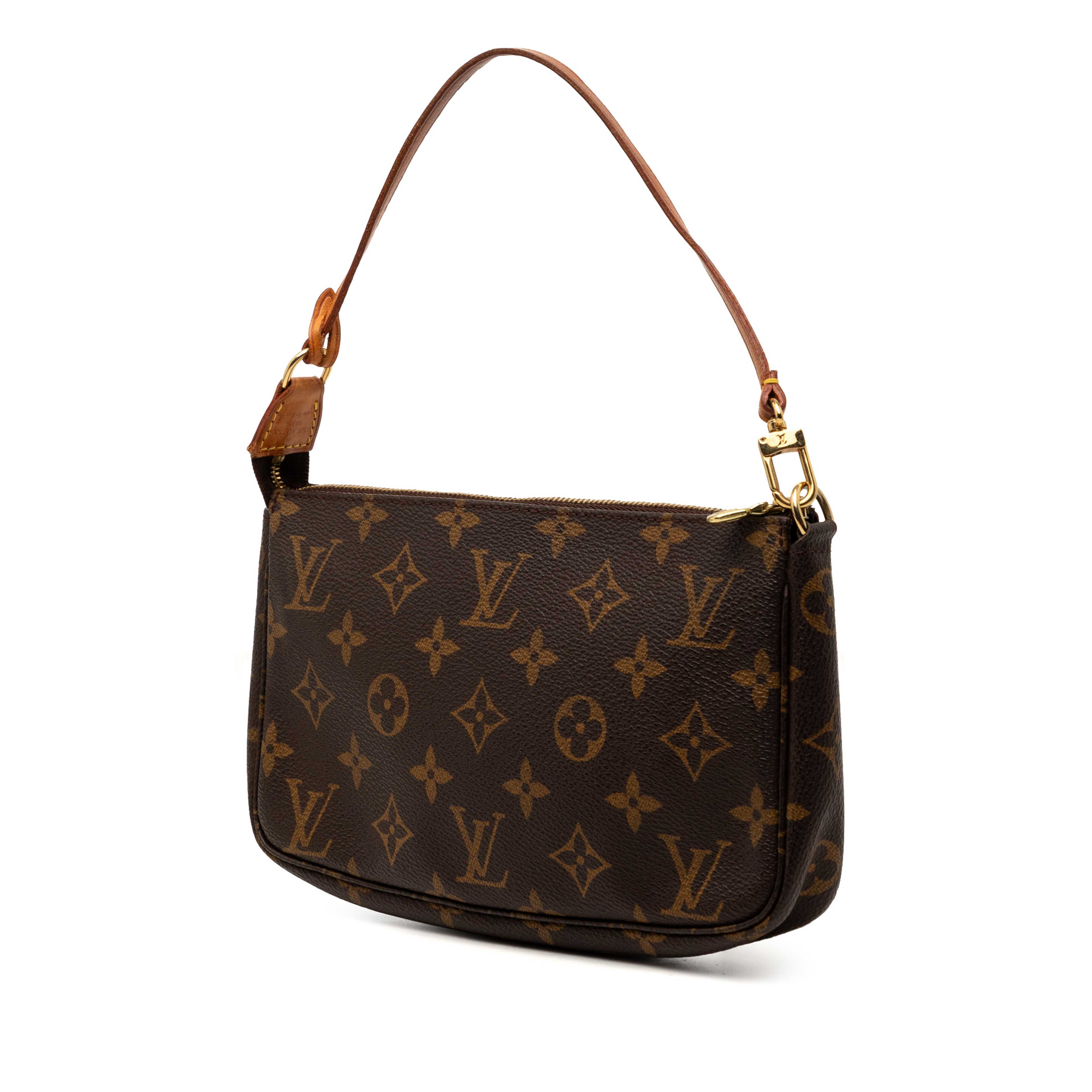 Louis Vuitton Monogram Pochette Accessoires, från Luxclusif, i färgen brown. Klicka för att öppna bilden i stort format