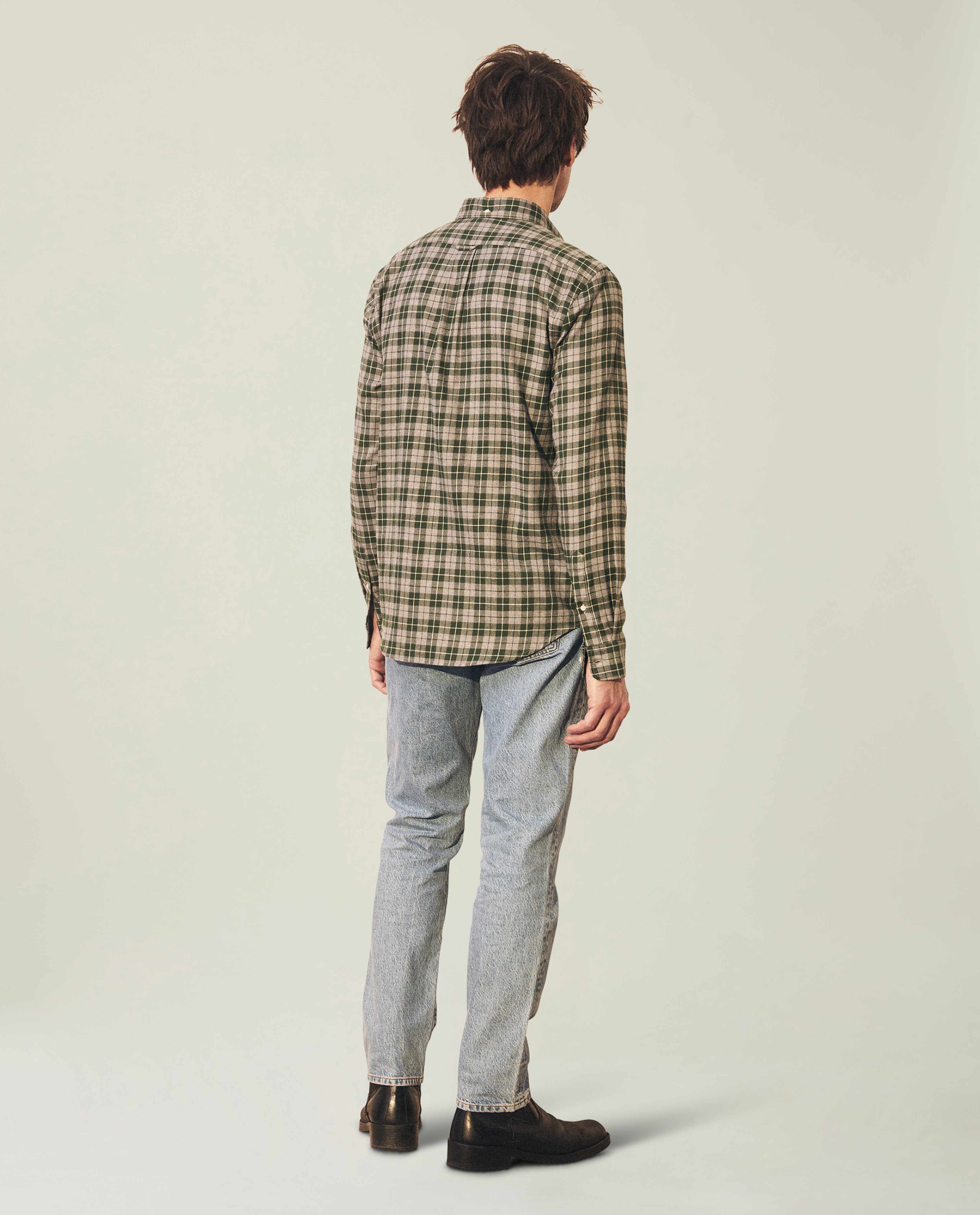 Casual Check Flannel B.d Shirt