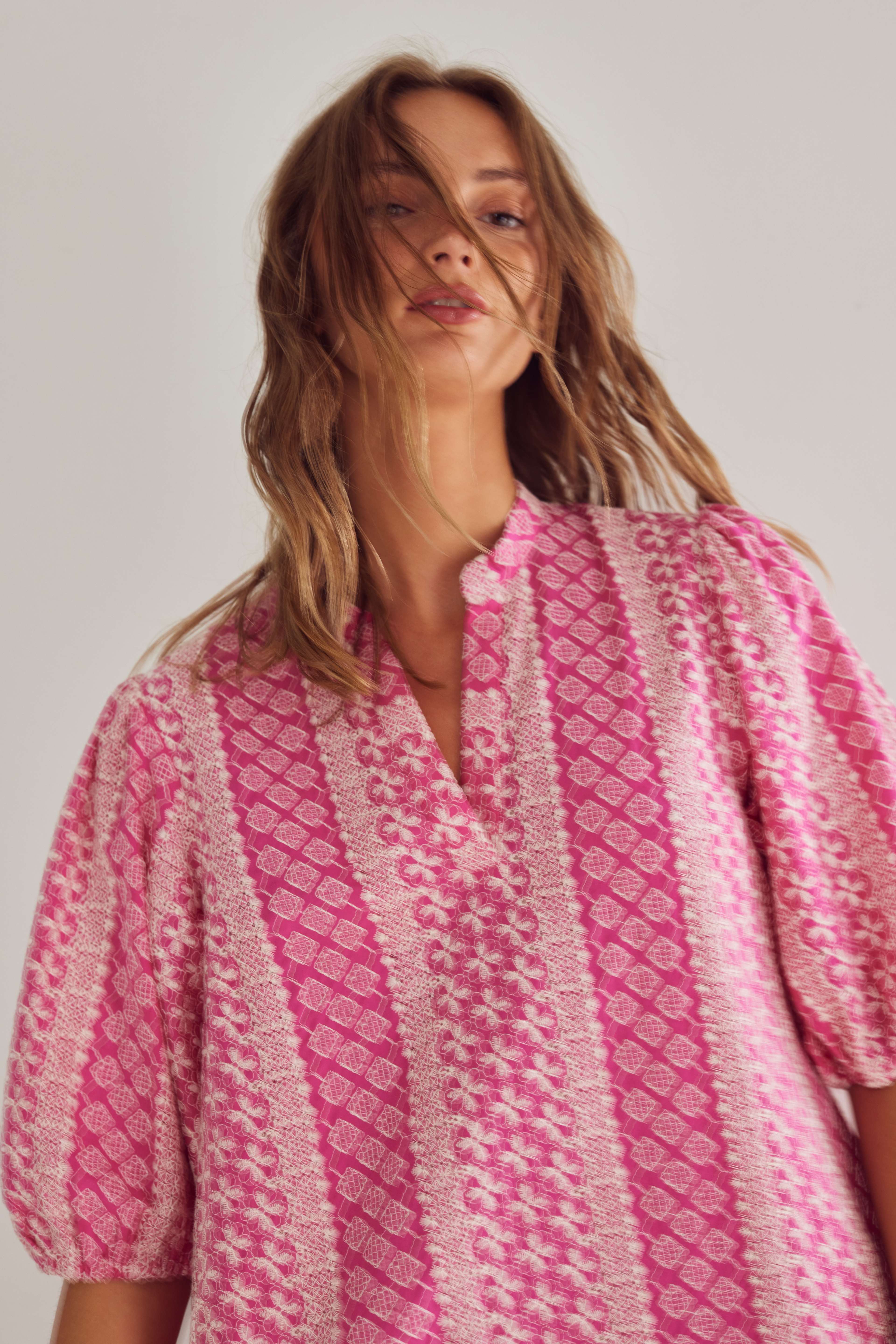 Lillianna Dress - Pink Sugar Combo