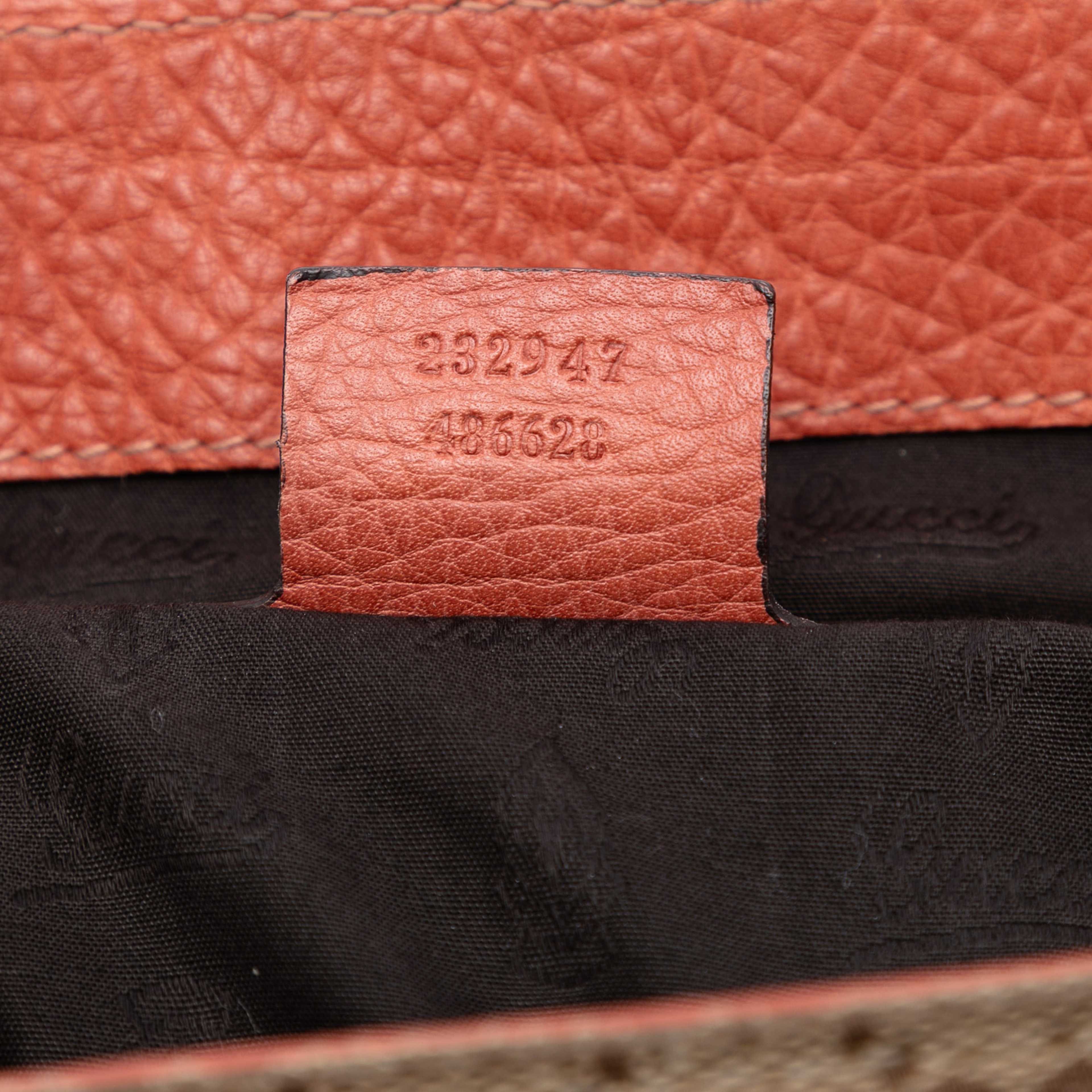 Gucci Gg Canvas Bamboo Libeccio Tote, från Luxclusif, i färgen beige. Klicka för att öppna bilden i stort format