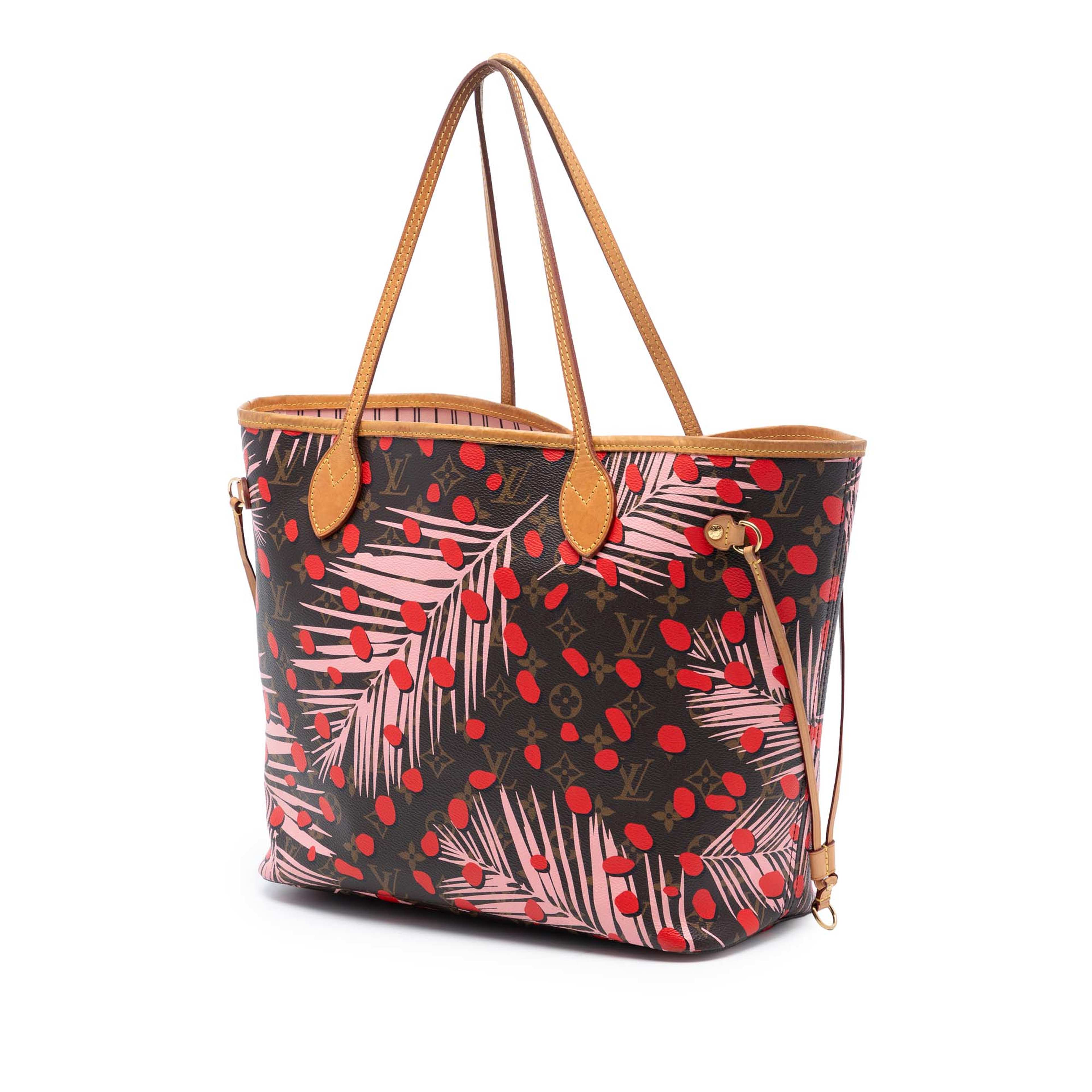 Louis Vuitton Monogram Jungle Dots Neverfull Mm, från Luxclusif, i färgen brown. Klicka för att öppna bilden i stort format