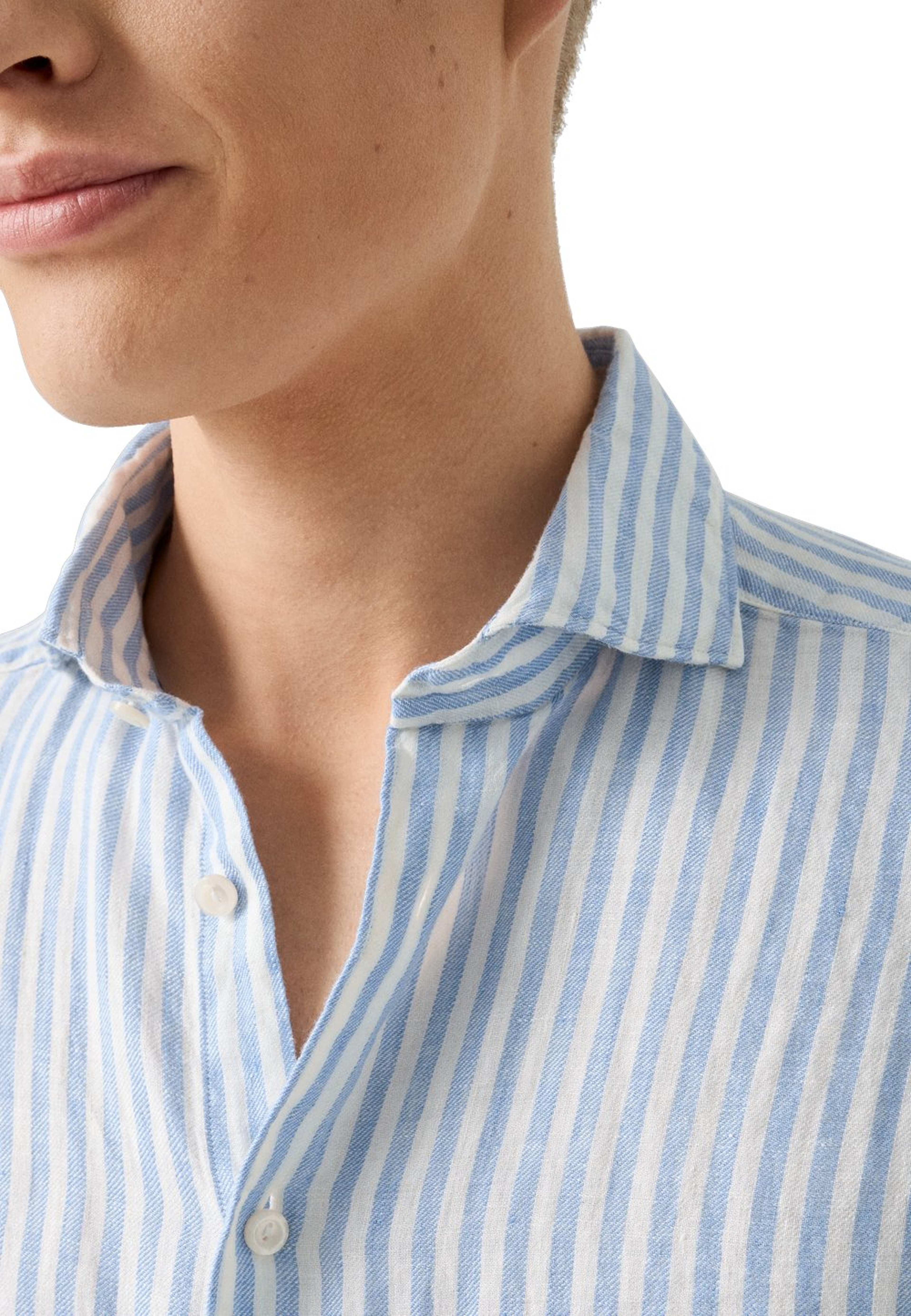 Linne Twill-skjorta Contemporary Fit