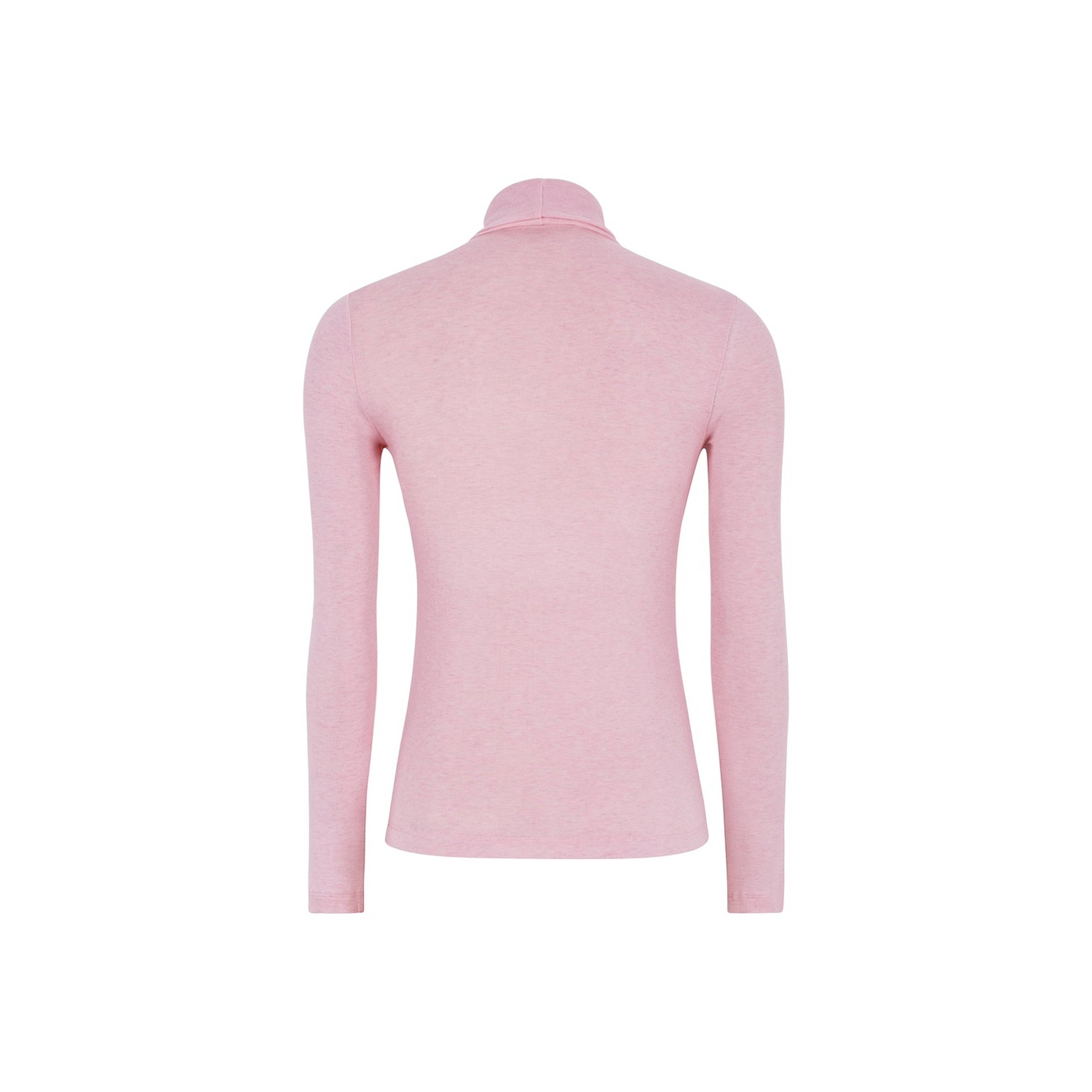 Srroman Roll Neck - Roseate Spoonbill Melange