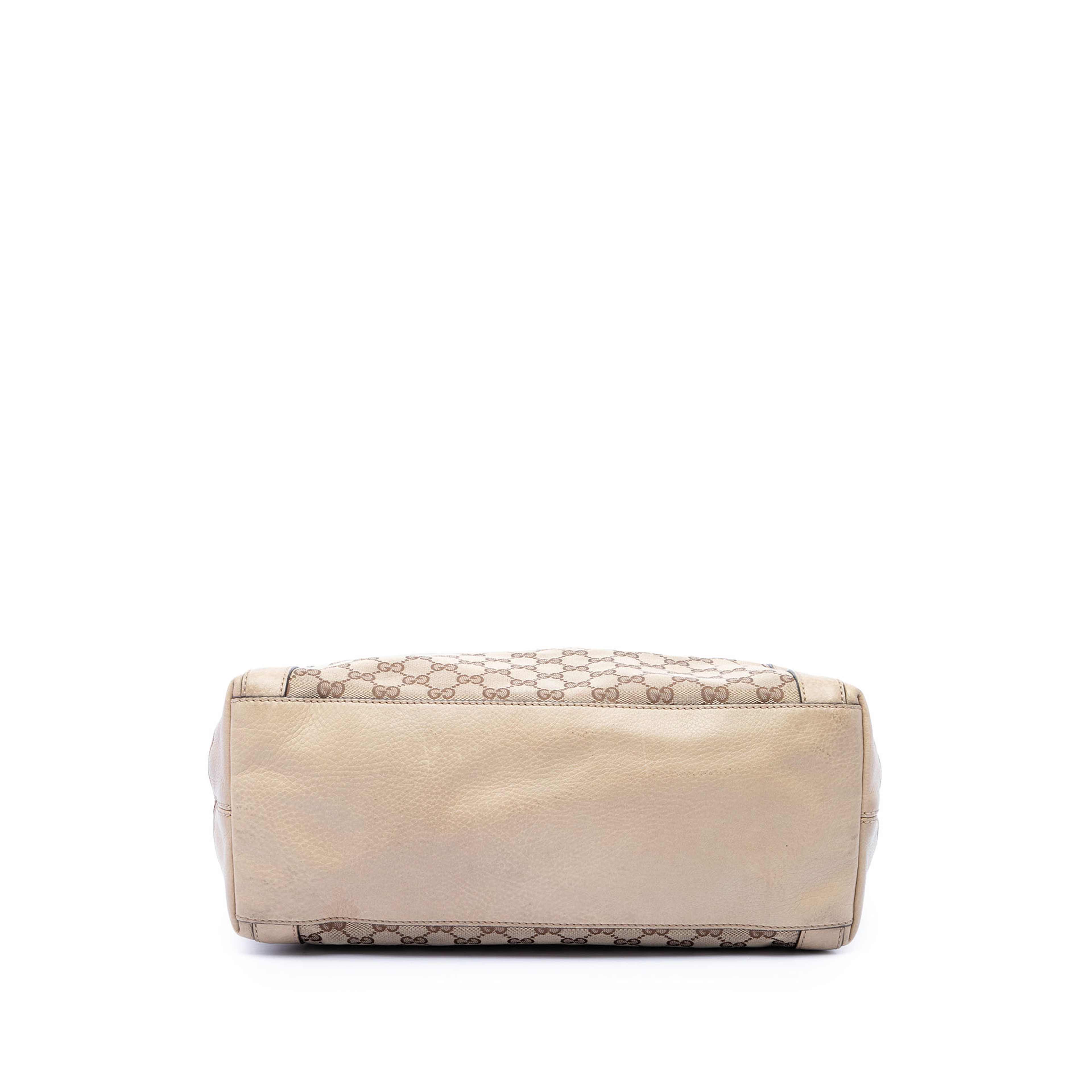 Gucci Gg Canvas Miss Gg Satchel, från Luxclusif, i färgen beige. Klicka för att öppna bilden i stort format