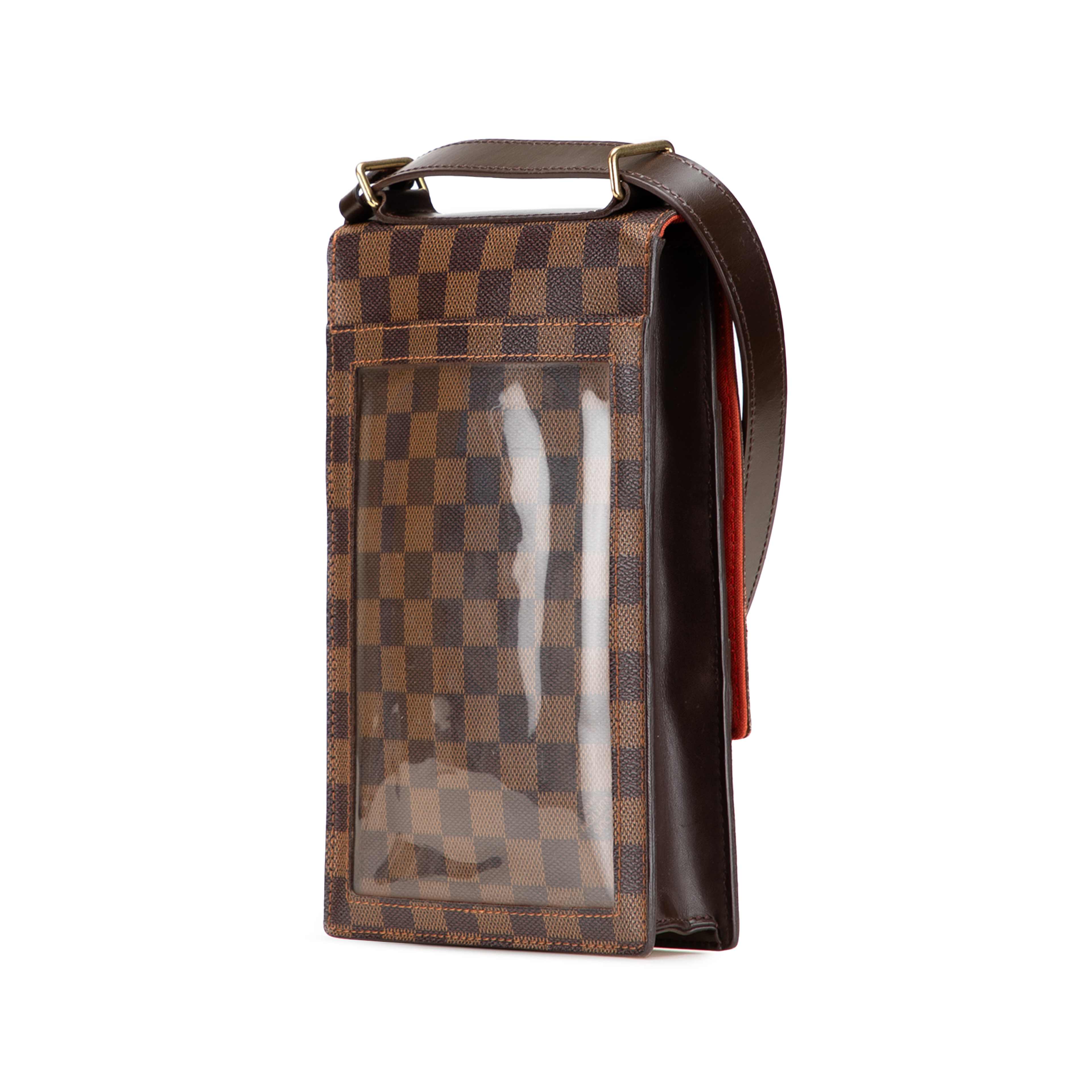 Louis Vuitton Damier Ebene Portobello, från Luxclusif, i färgen brown. Klicka för att öppna bilden i stort format