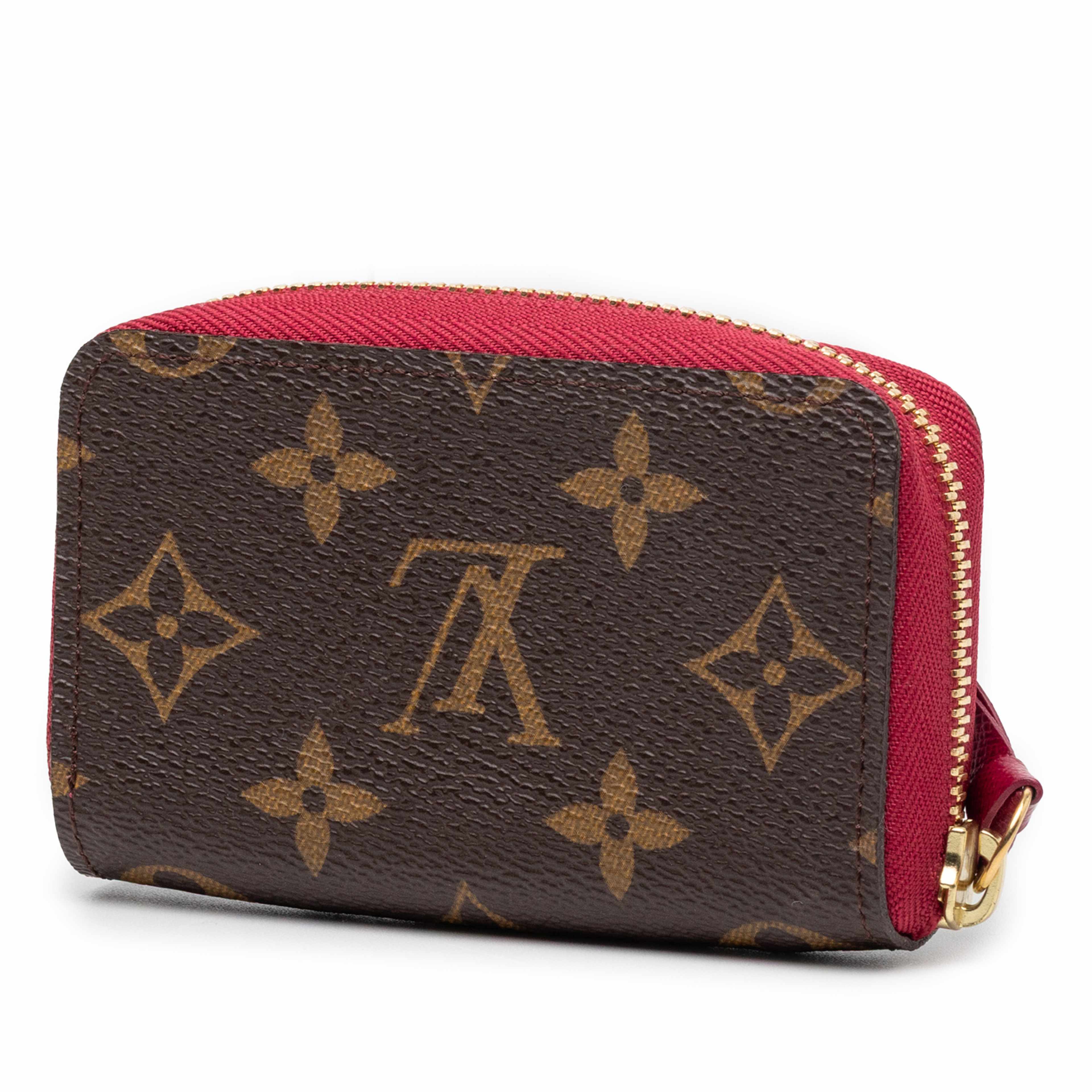 Louis Vuitton Monogram Zippy Multicartes Wallet, från Luxclusif, i färgen brun. Klicka för att öppna bilden i stort format