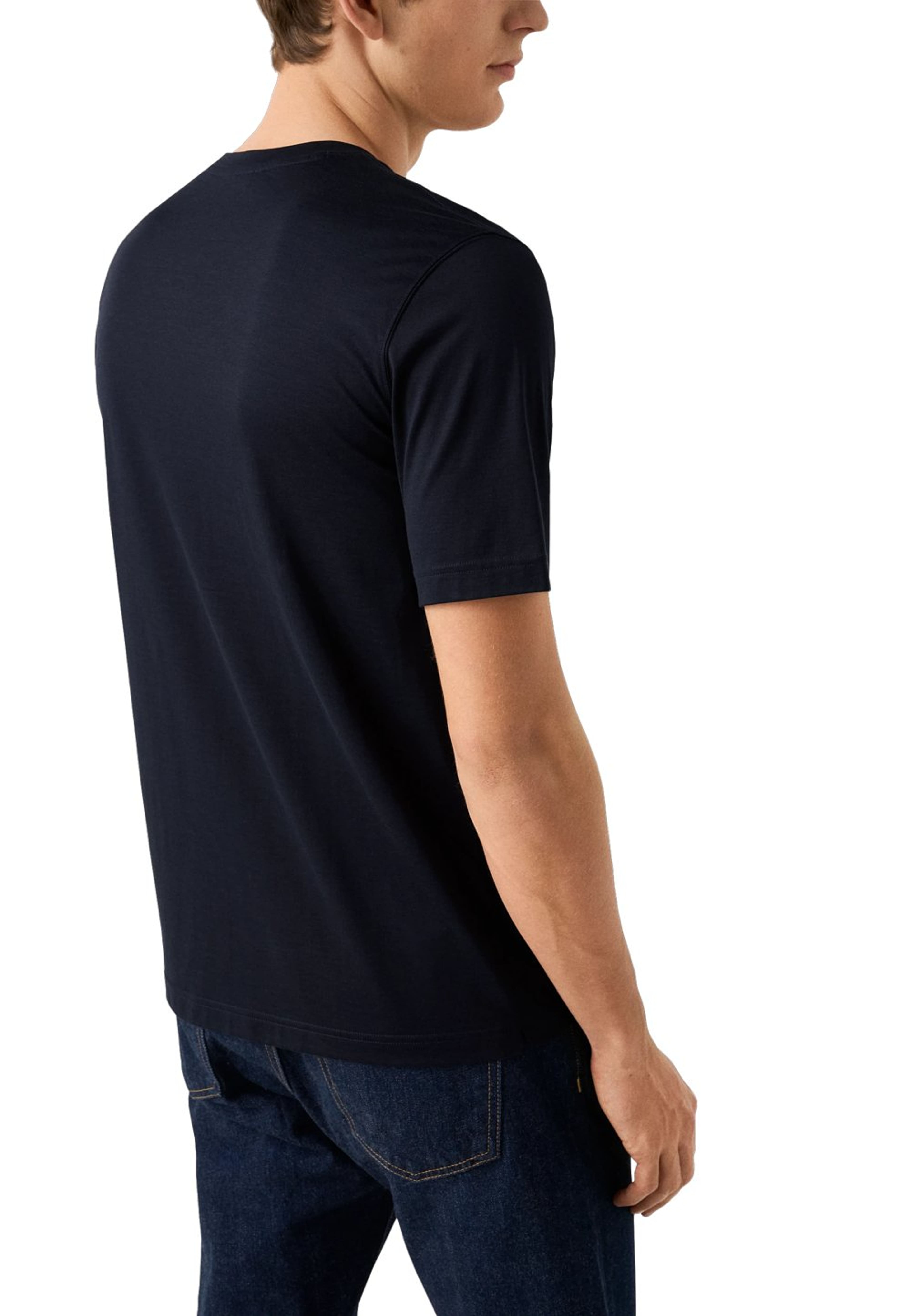 T-shirt I Bomull Och Siden