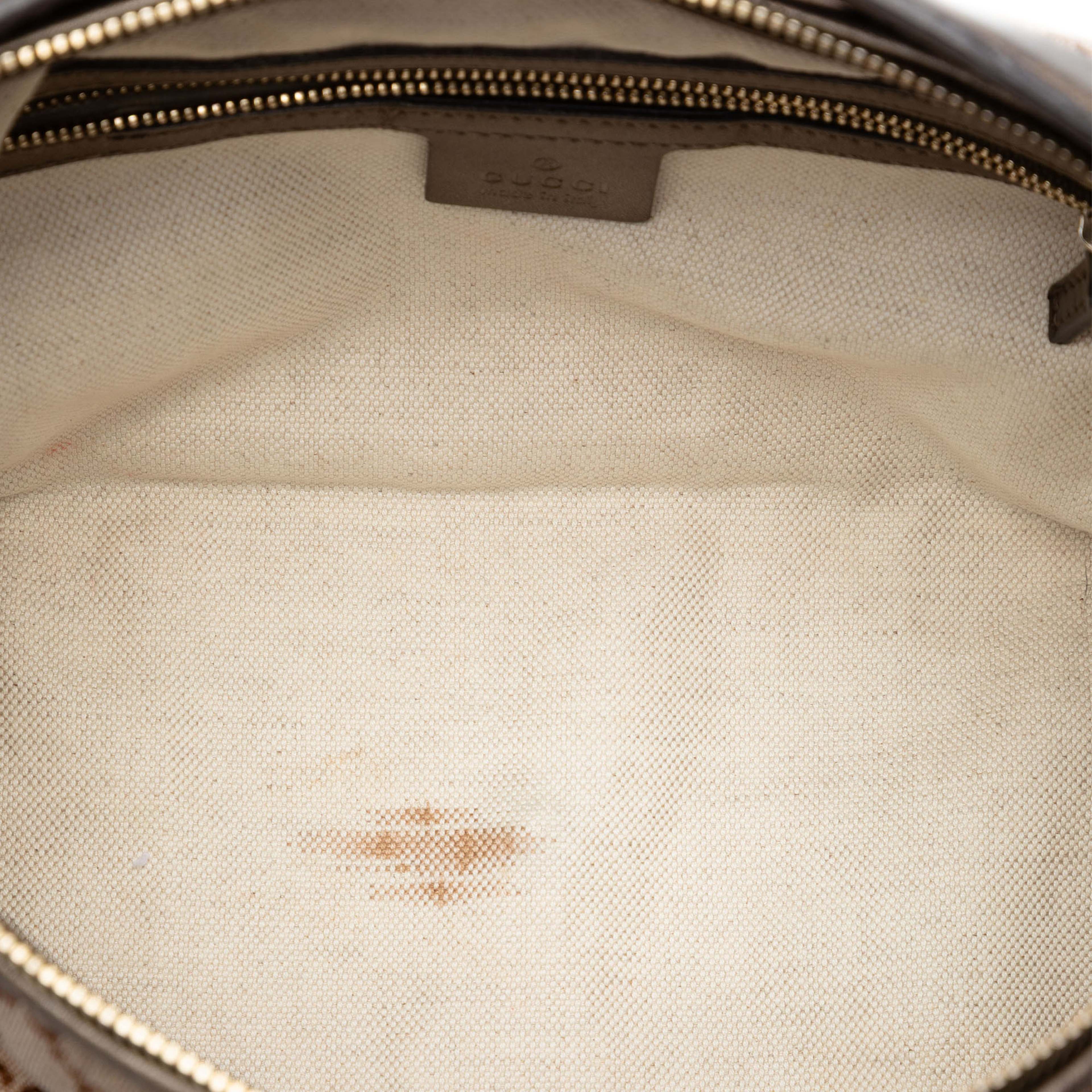 Gucci Gg Lurex Heart Bit Handbag, från Luxclusif, i färgen bronze. Klicka för att öppna bilden i stort format