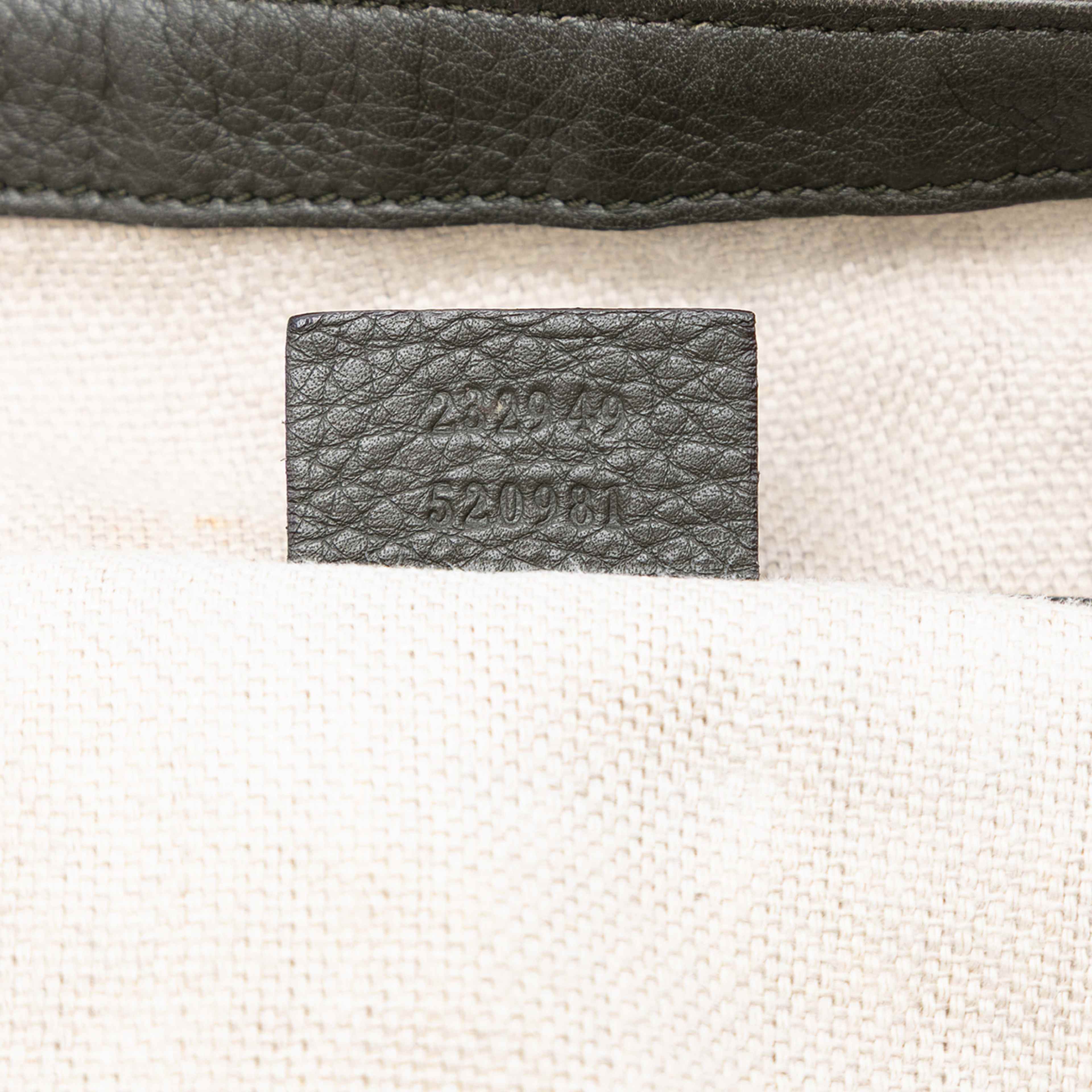 Gucci Large Gg Canvas Icon Bit Satchel, från Luxclusif, i färgen beige. Klicka för att öppna bilden i stort format