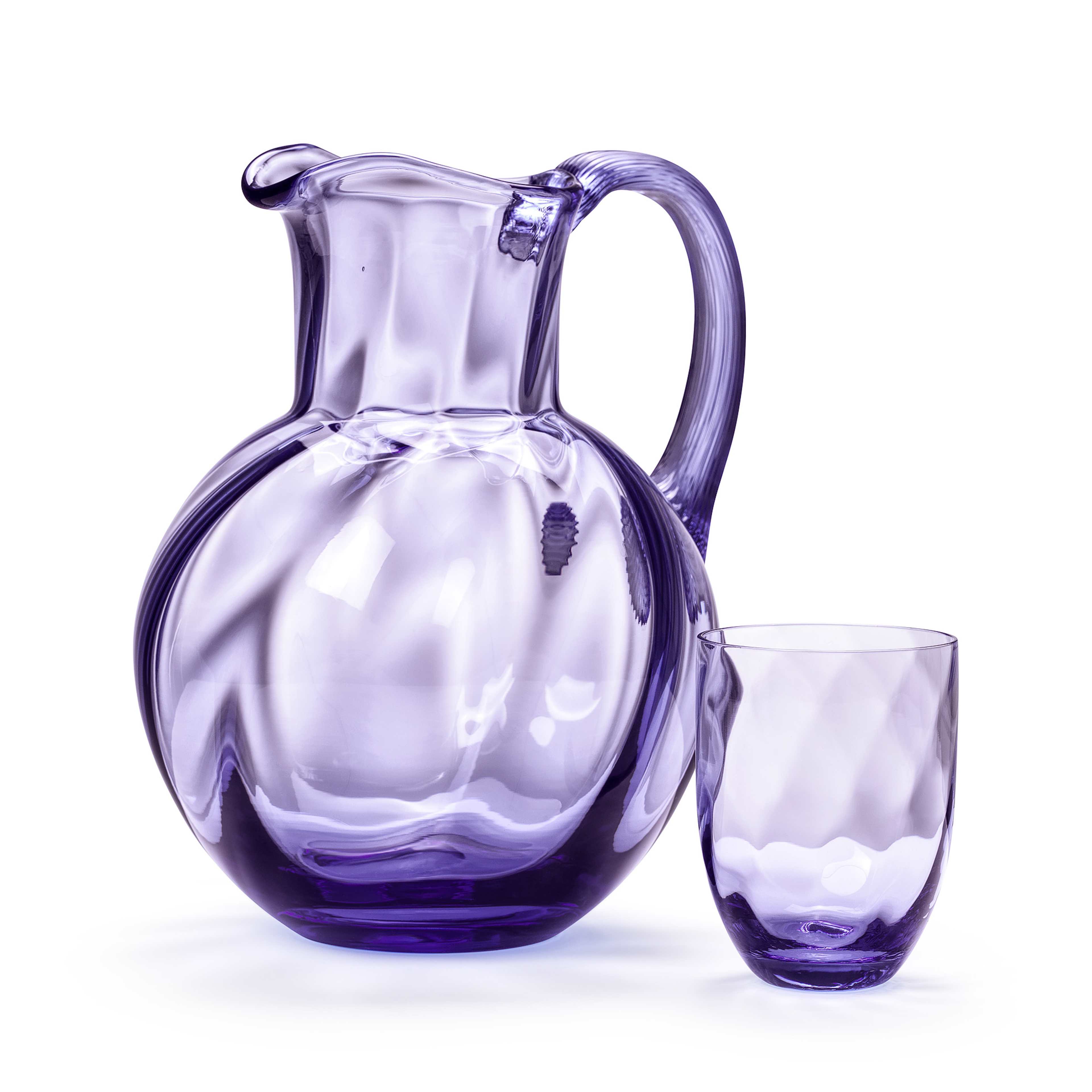 Karin Dricksglas, 2-pack, från In Flore, i färgen lavender purple. Klicka för att öppna bilden i stort format