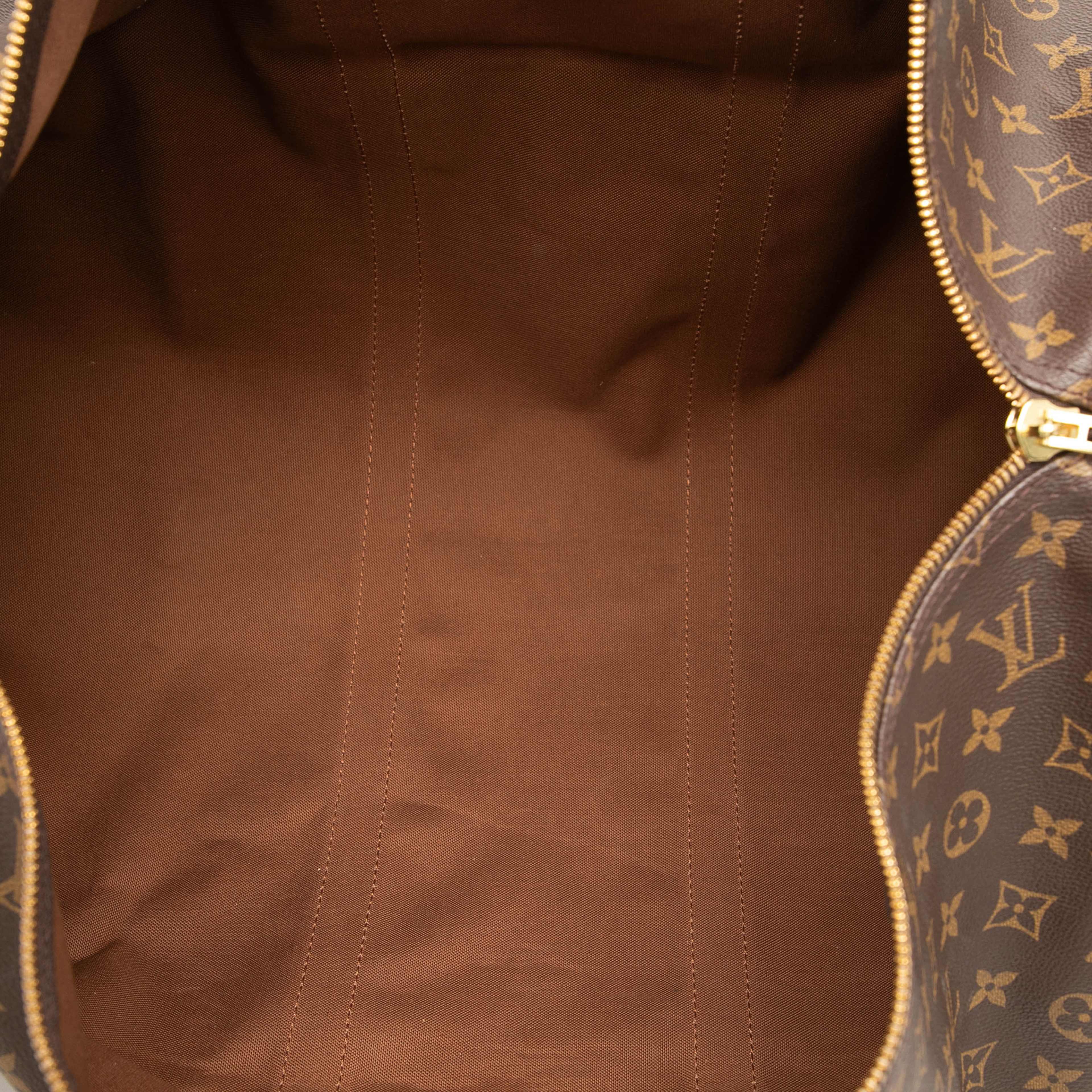 Louis Vuitton Monogram Keepall 55, från Luxclusif, i färgen brown. Klicka för att öppna bilden i stort format