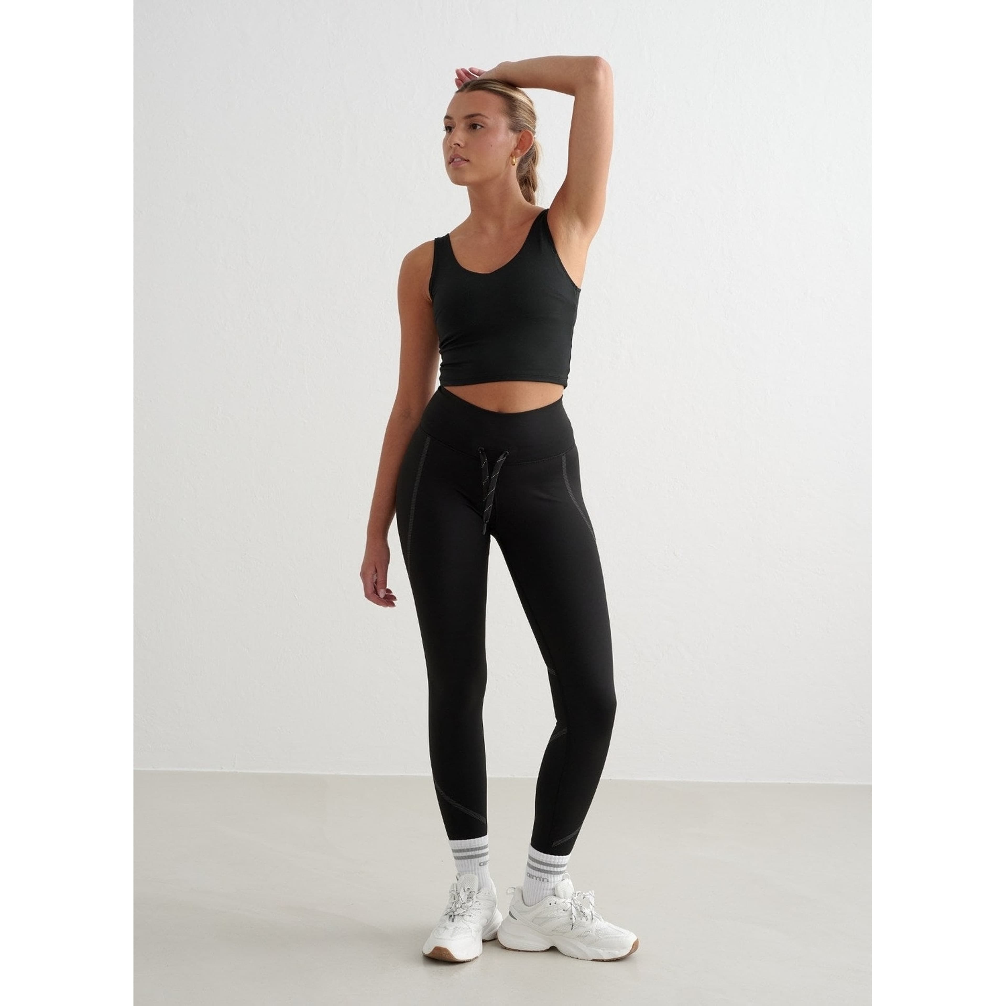 Black Reflective Warming Tights