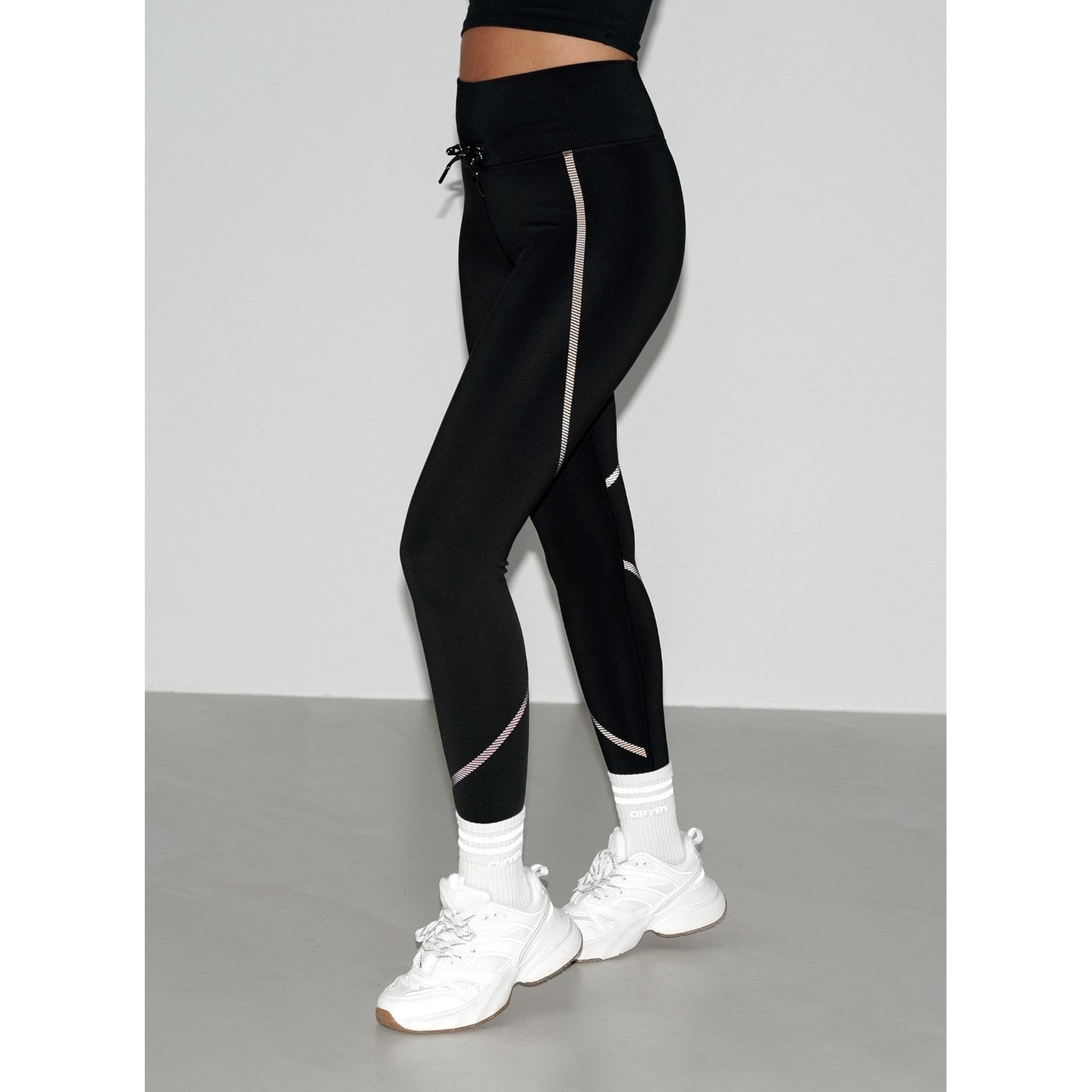 Black Reflective Warming Tights