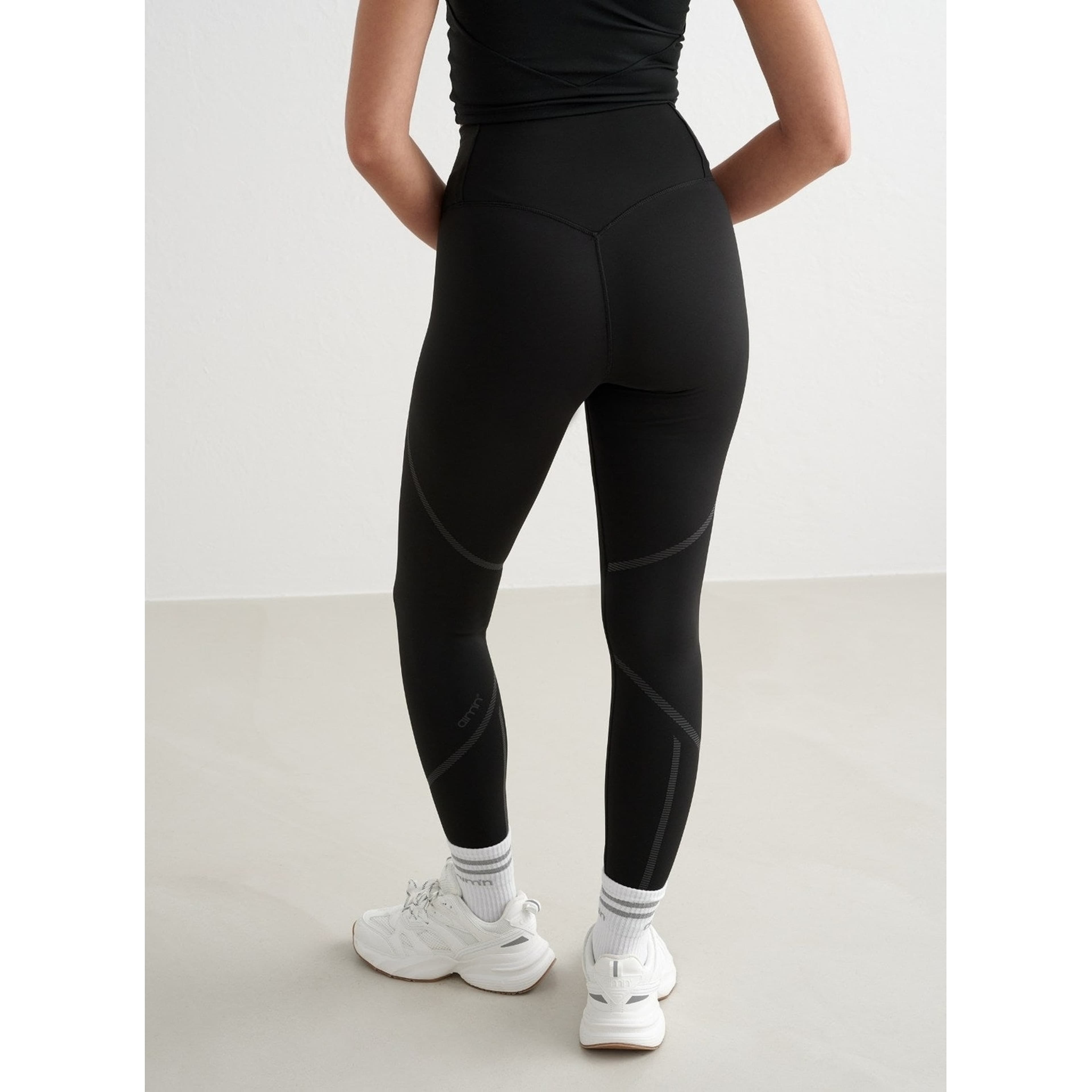 Black Reflective Warming Tights