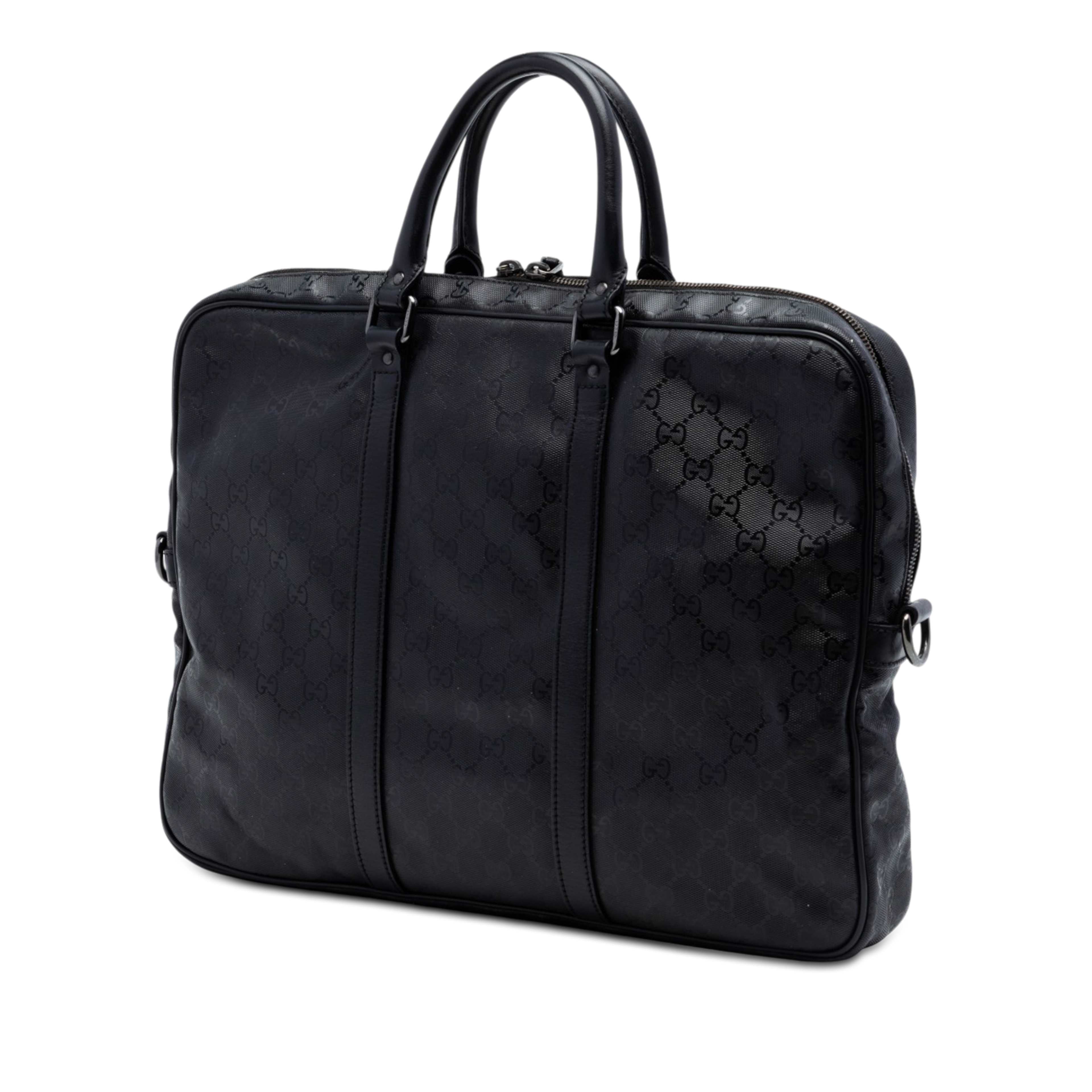 Gucci Gg Imprime Business Bag, från Luxclusif, i färgen black. Klicka för att öppna bilden i stort format