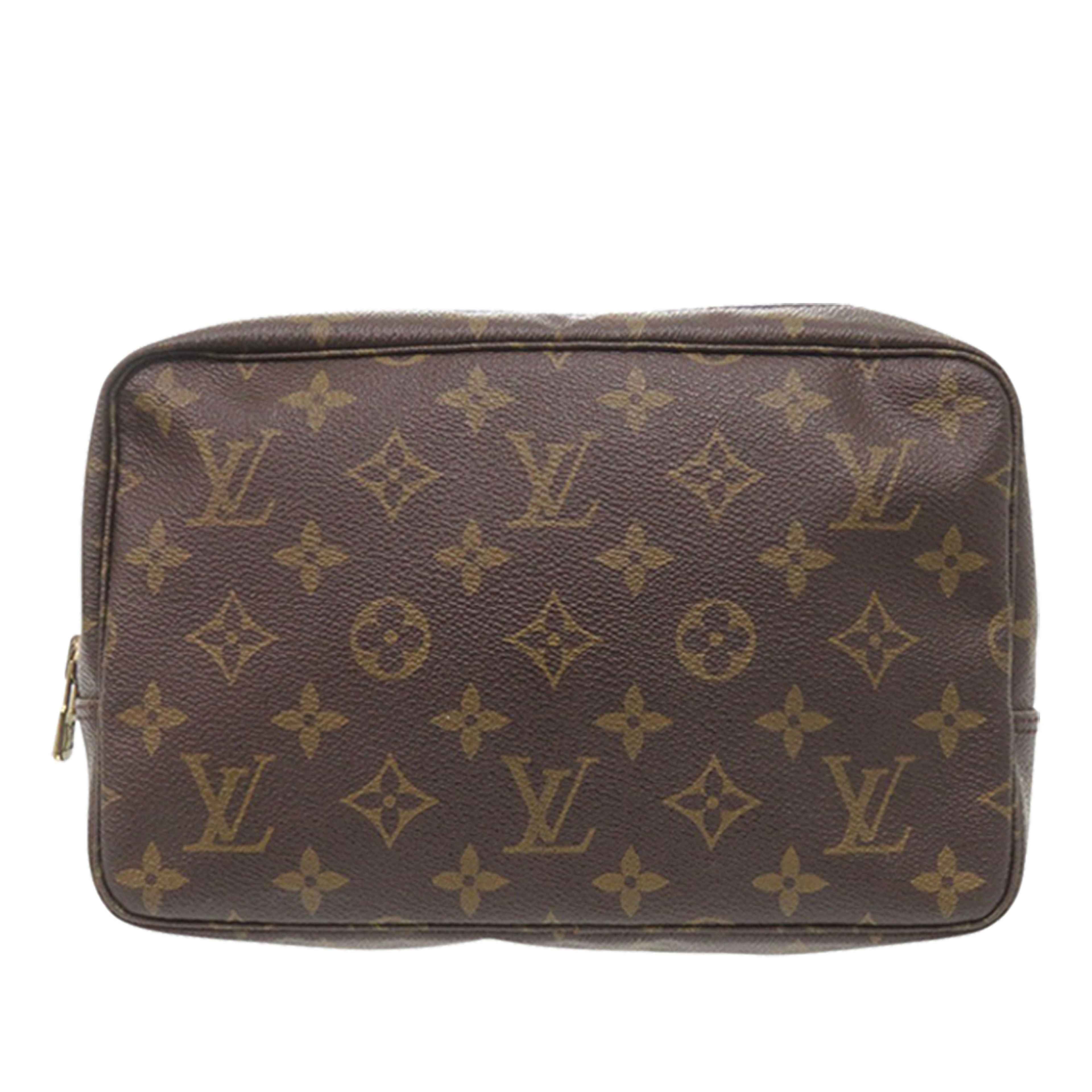 Louis Vuitton Monogram Trousse Toilette 23, från Luxclusif, i färgen brun. Klicka för att öppna bilden i stort format