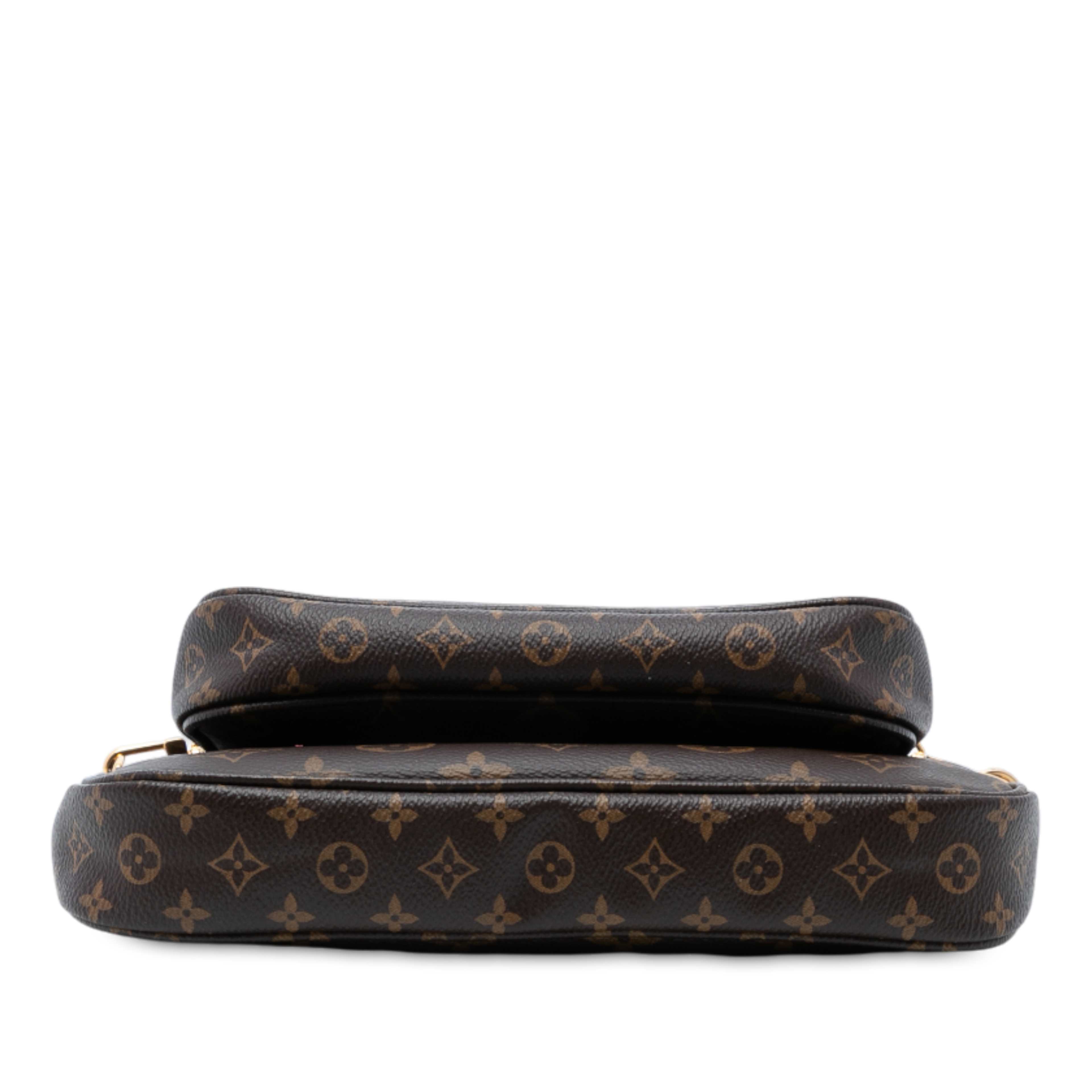 Louis Vuitton Monogram Multi Pochette Accessoires, från Luxclusif, i färgen brown. Klicka för att öppna bilden i stort format