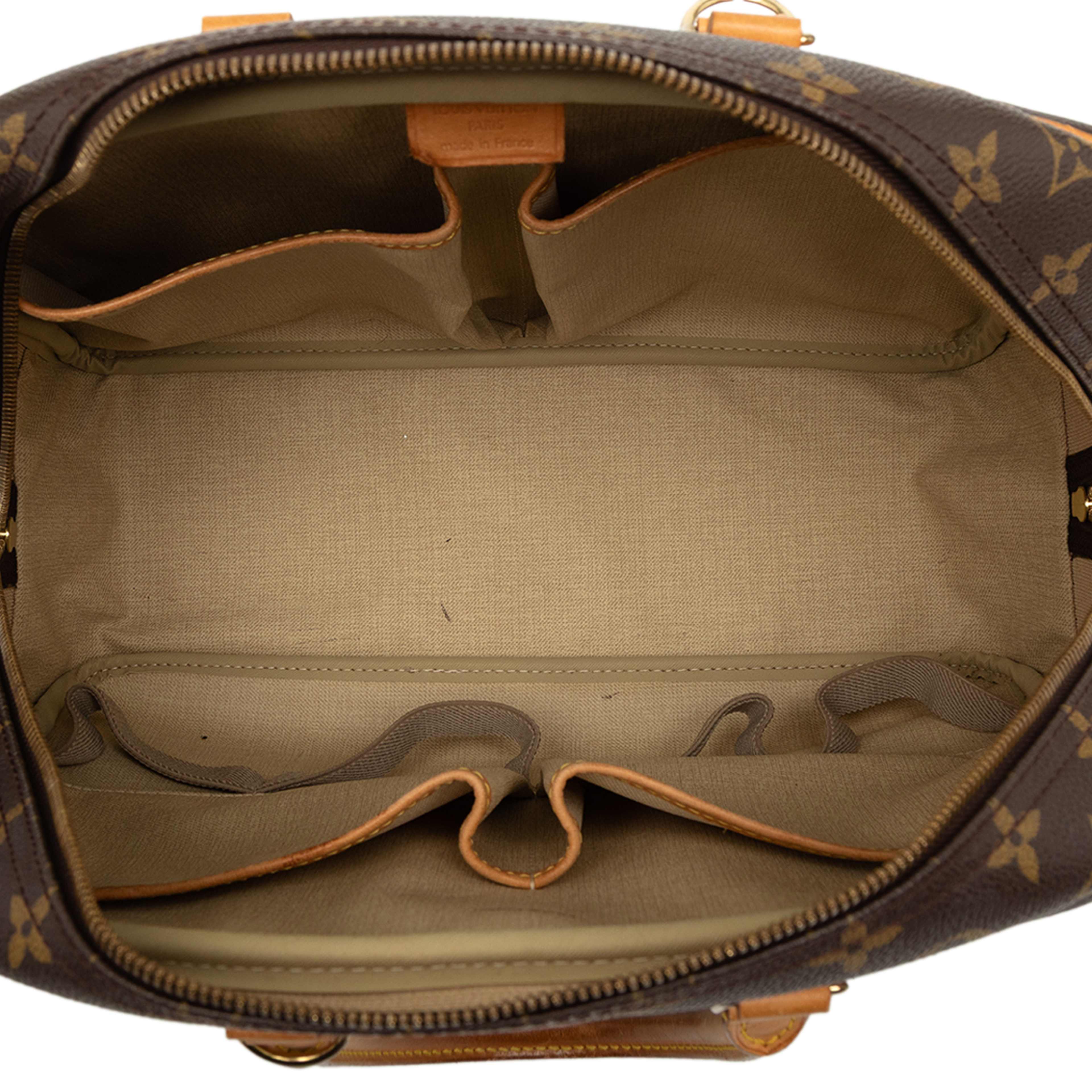 Louis Vuitton Monogram Deauville, från Luxclusif, i färgen brown. Klicka för att öppna bilden i stort format