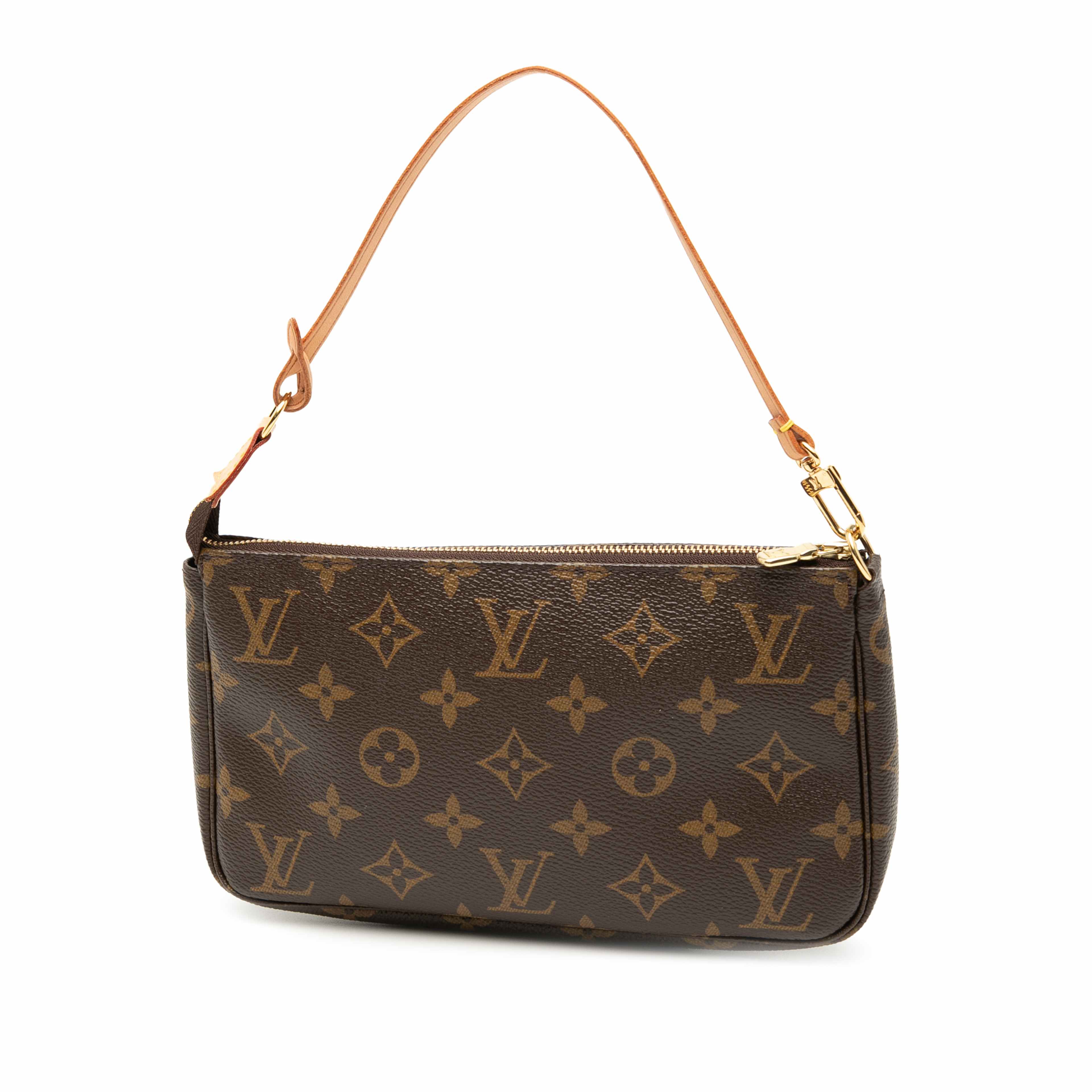 Louis Vuitton Monogram Pochette Accessoires, från Luxclusif, i färgen brown. Klicka för att öppna bilden i stort format