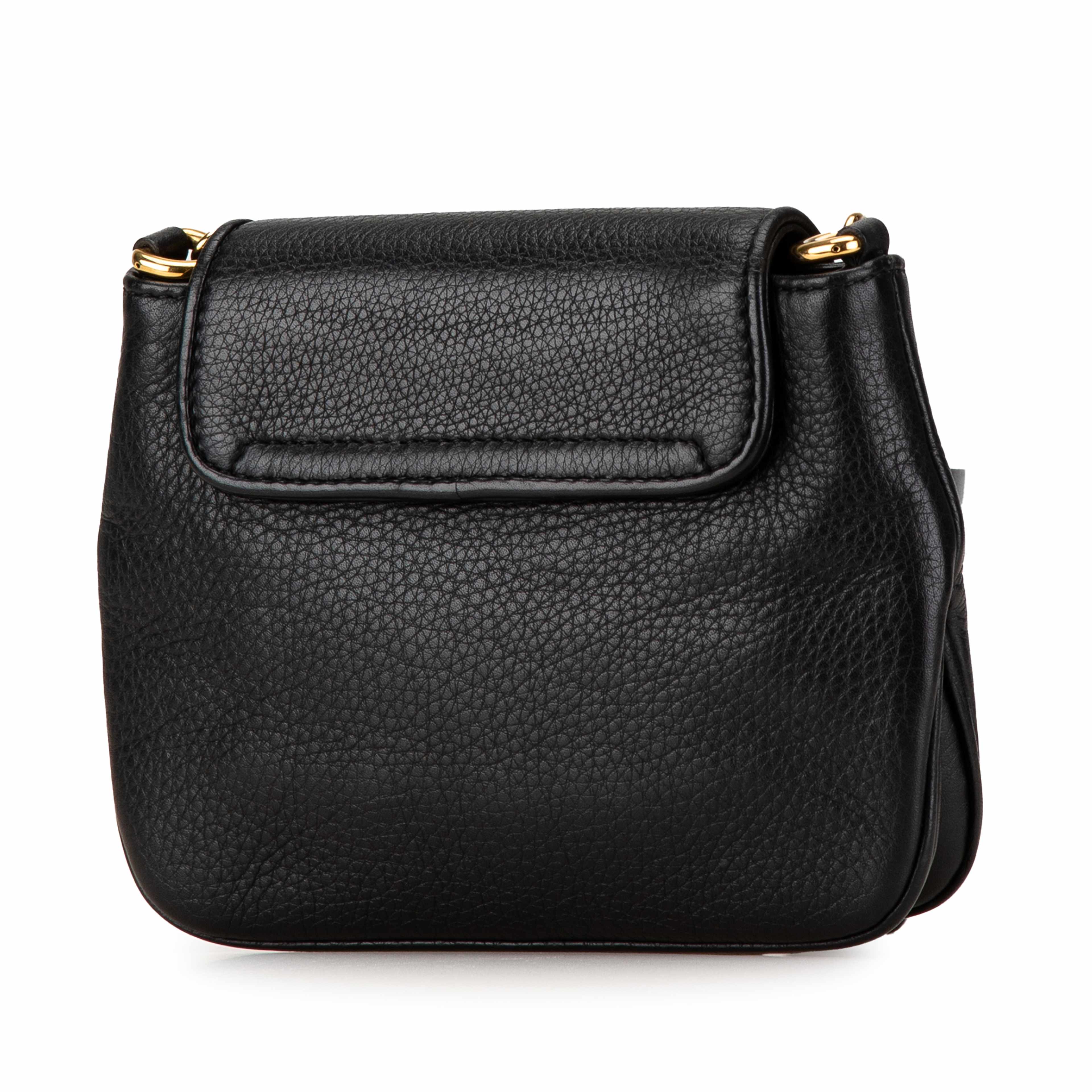 Gucci Small Leather 1973 Chain Crossbody, från Luxclusif, i färgen black. Klicka för att öppna bilden i stort format