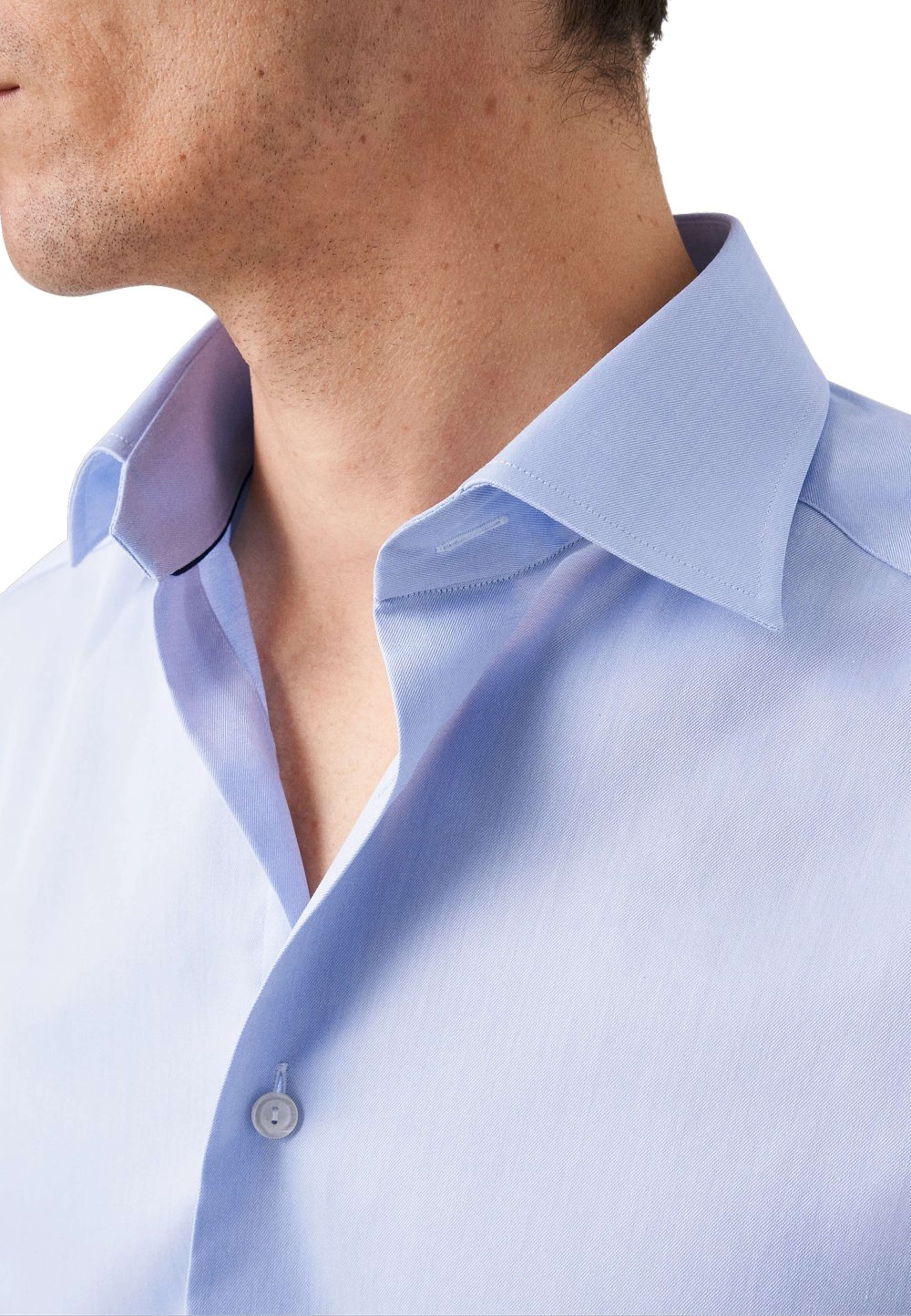 Signature Twill-skjorta Med Dubbel Manschett Slim Fit