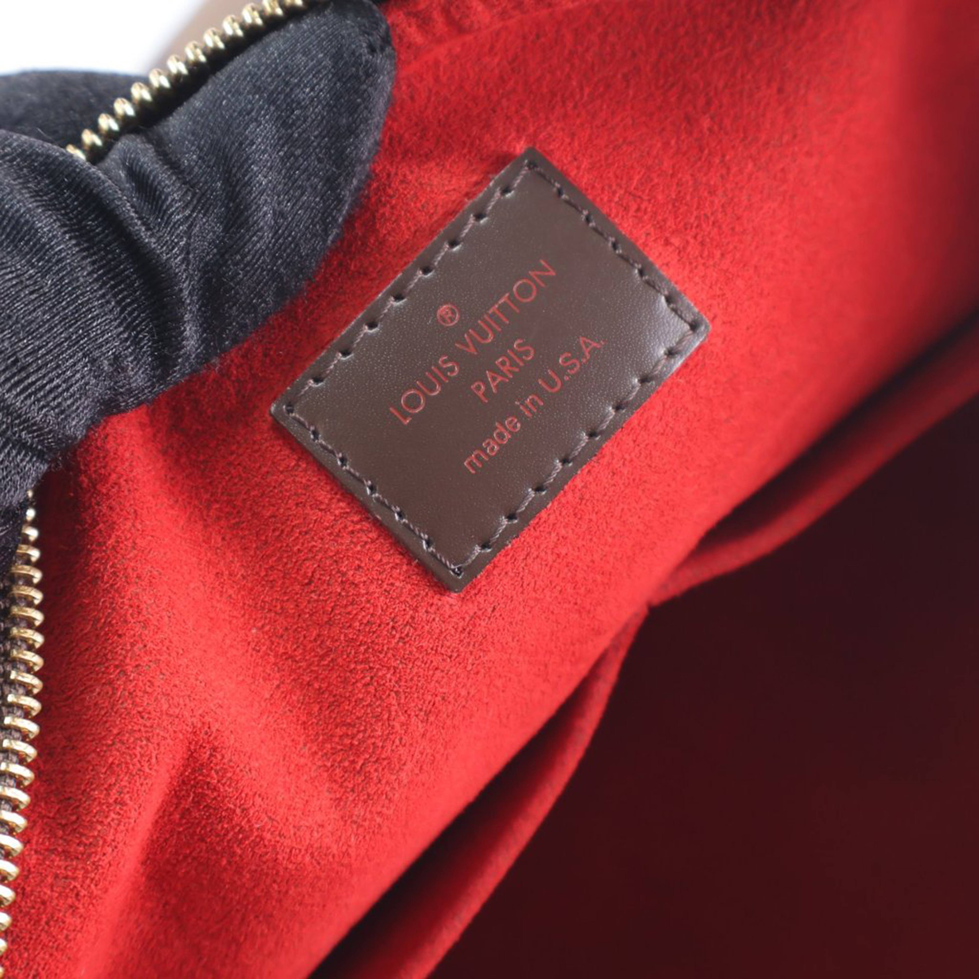 Louis Vuitton Damier Ebene Evora Mm, från Luxclusif, i färgen brown. Klicka för att öppna bilden i stort format