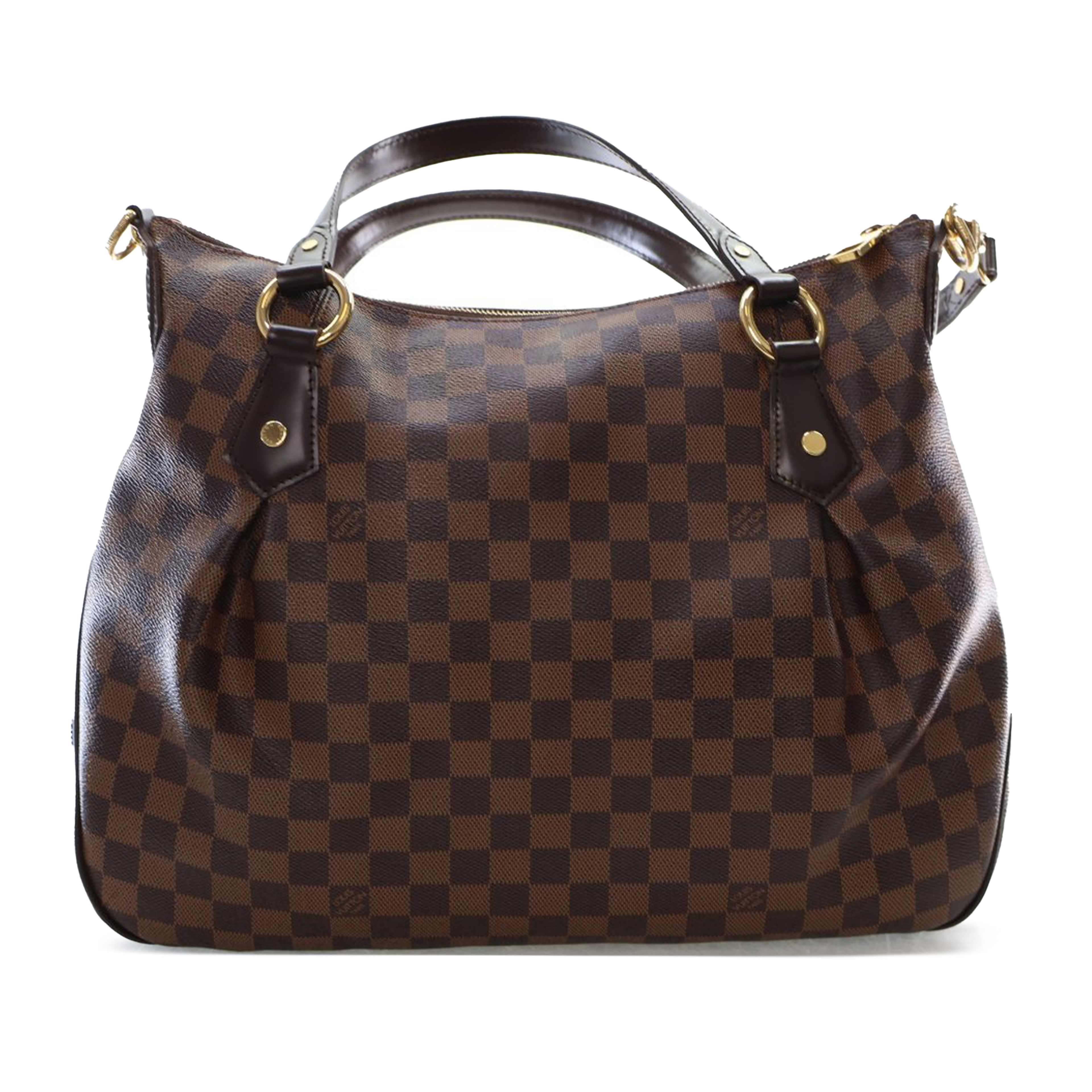 Louis Vuitton Damier Ebene Evora Mm, från Luxclusif, i färgen brown. Klicka för att öppna bilden i stort format