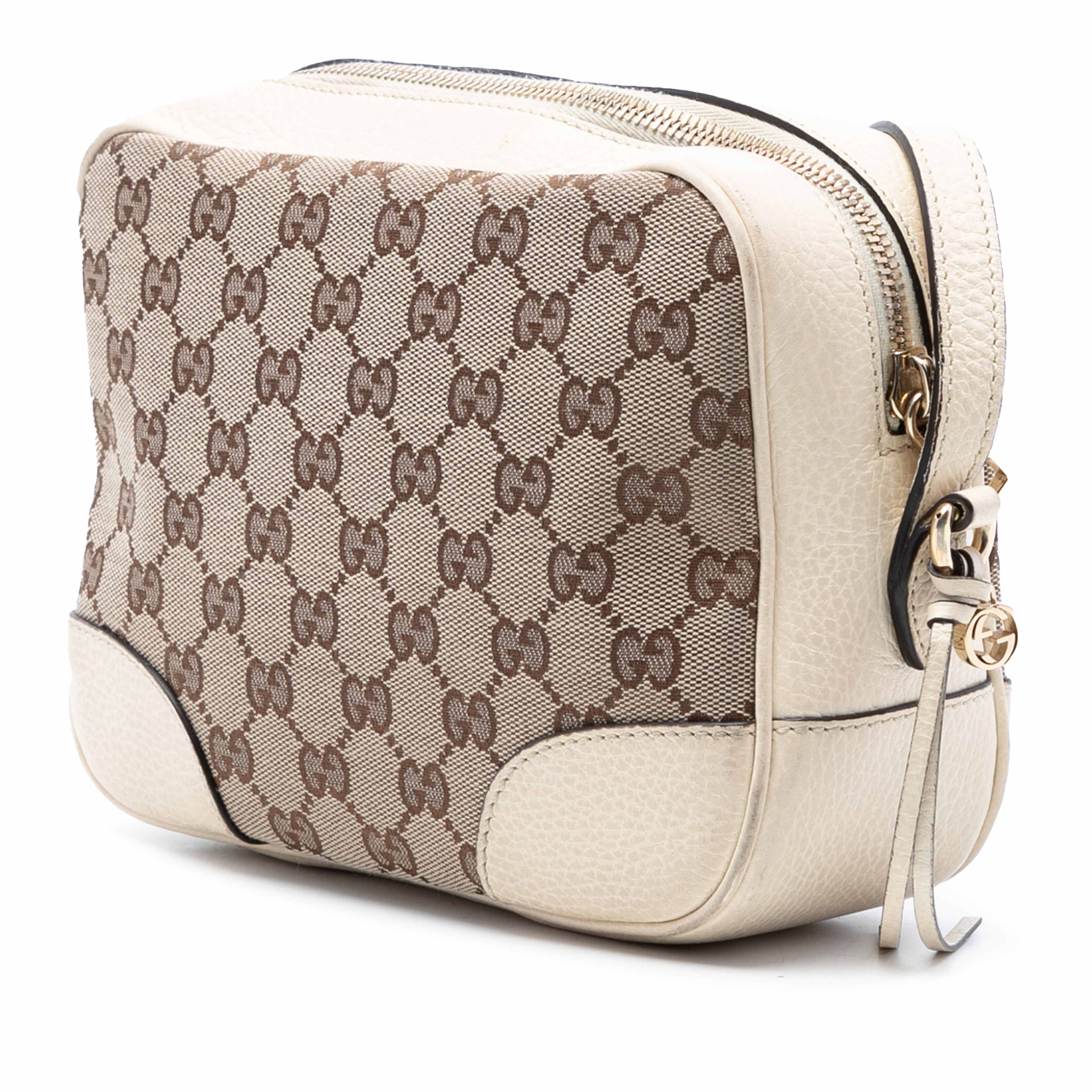 Gucci Gg Canvas Bree Crossbody, från Luxclusif, i färgen beige. Klicka för att öppna bilden i stort format