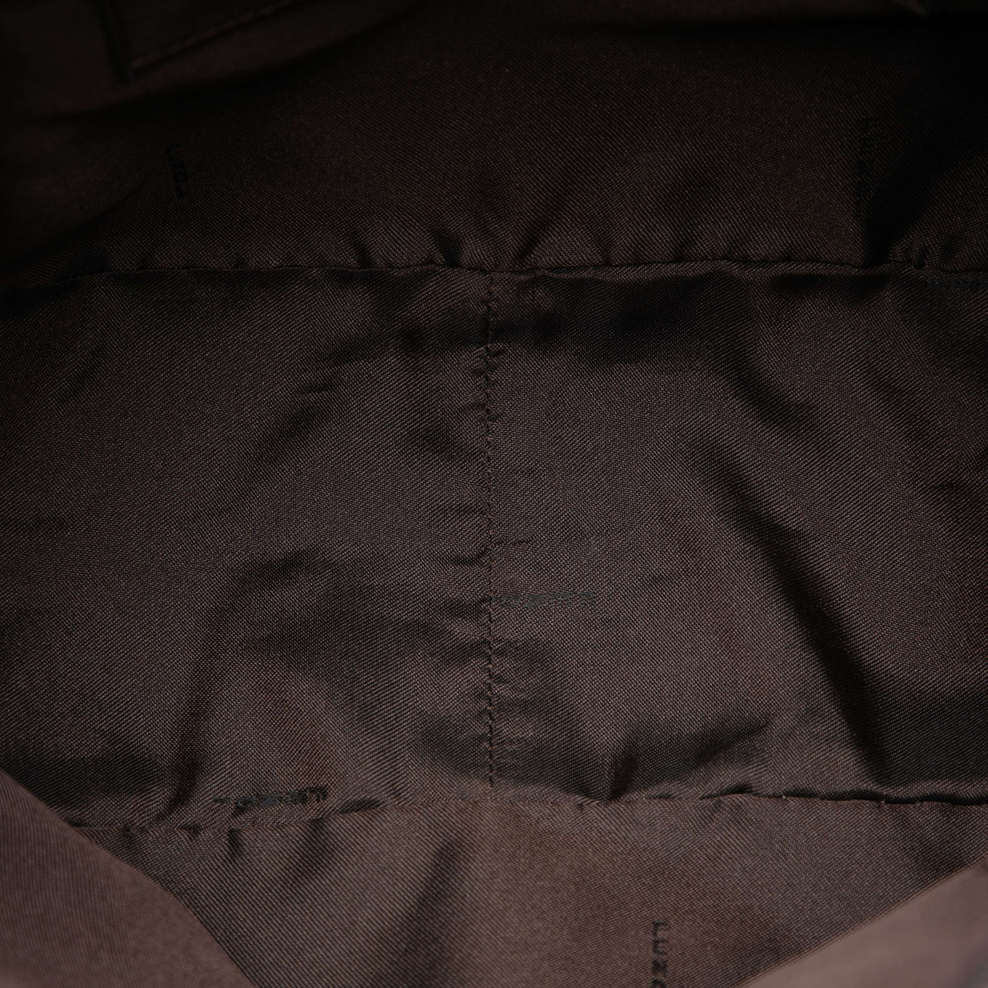 Fendi Zucchino Canvas Tote, från Luxclusif, i färgen dark brown. Klicka för att öppna bilden i stort format