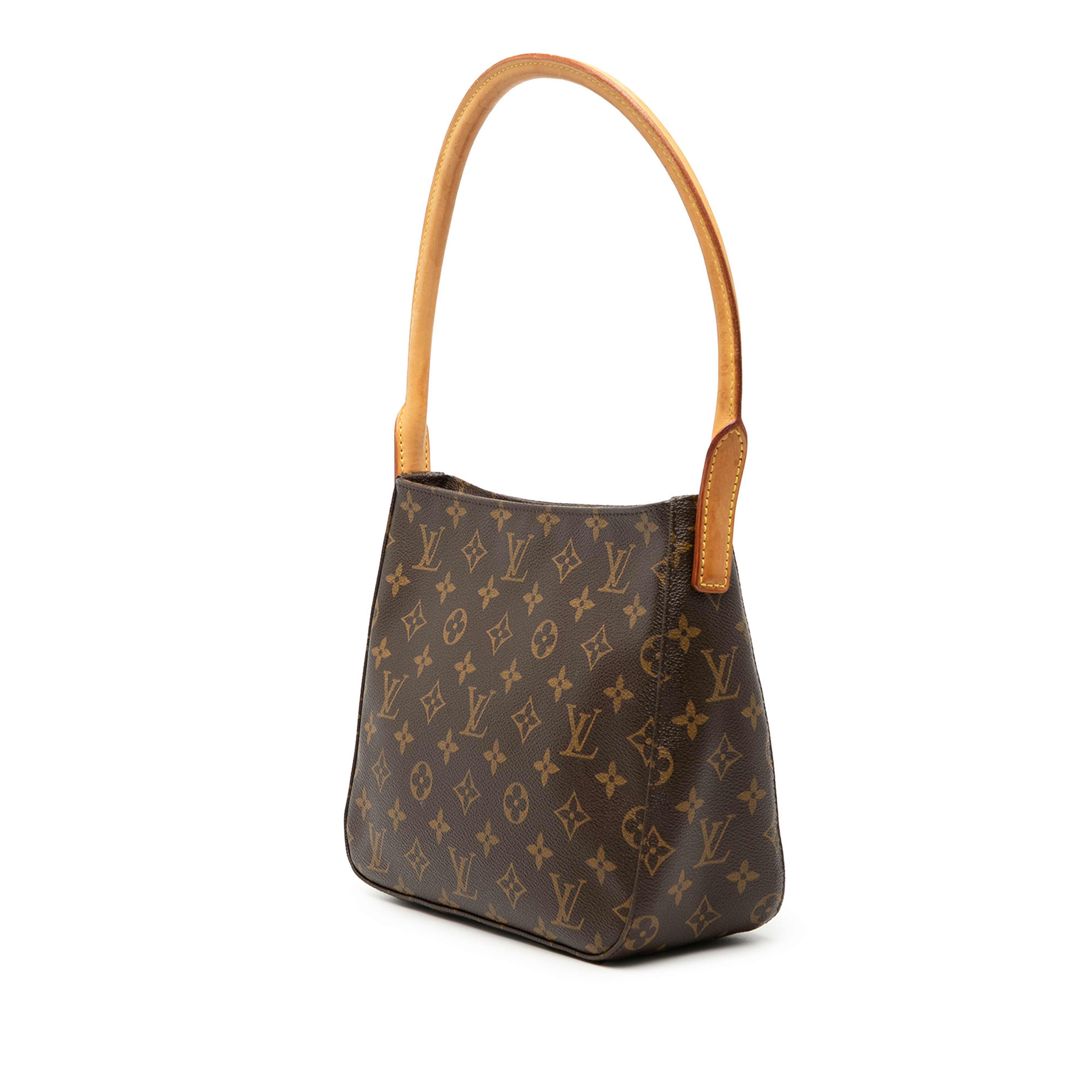 Louis Vuitton Monogram Looping Mm, från Luxclusif, i färgen brun. Klicka för att öppna bilden i stort format