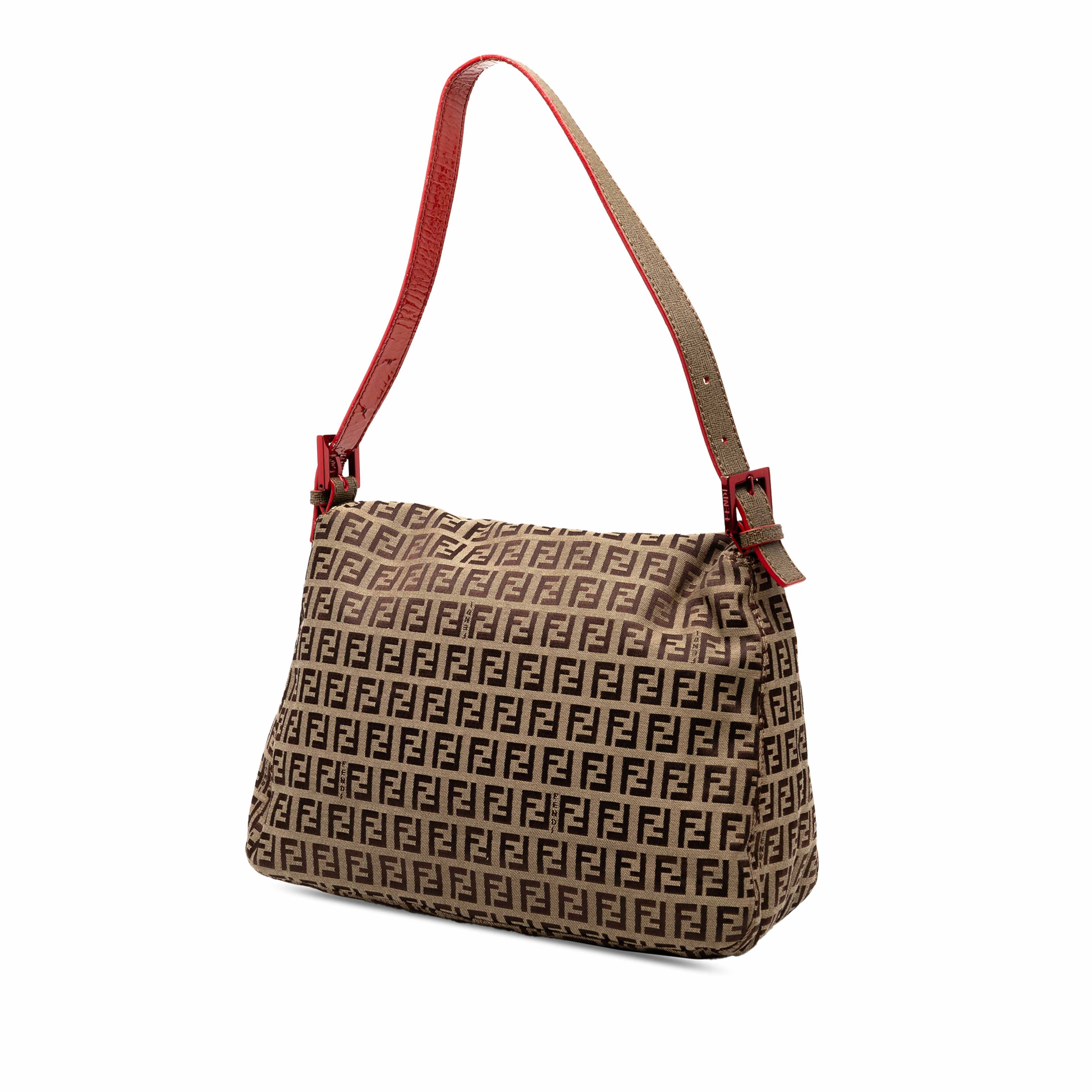 Fendi Zucchino Canvas Mamma Forever, från Luxclusif, i färgen beige. Klicka för att öppna bilden i stort format