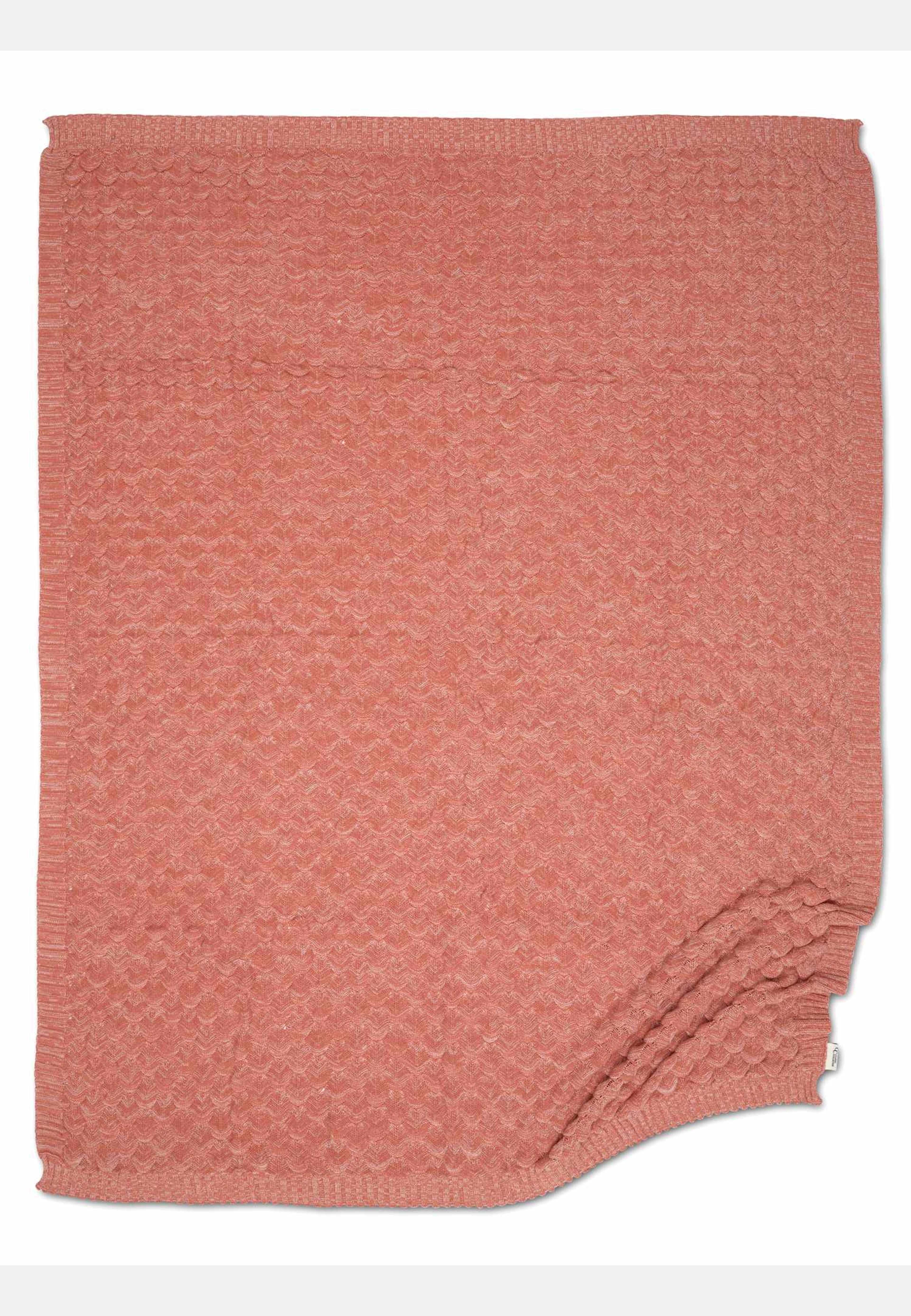 Pläd Gems, från Classic Collection, i färgen terracotta. Klicka för att öppna bilden i stort format