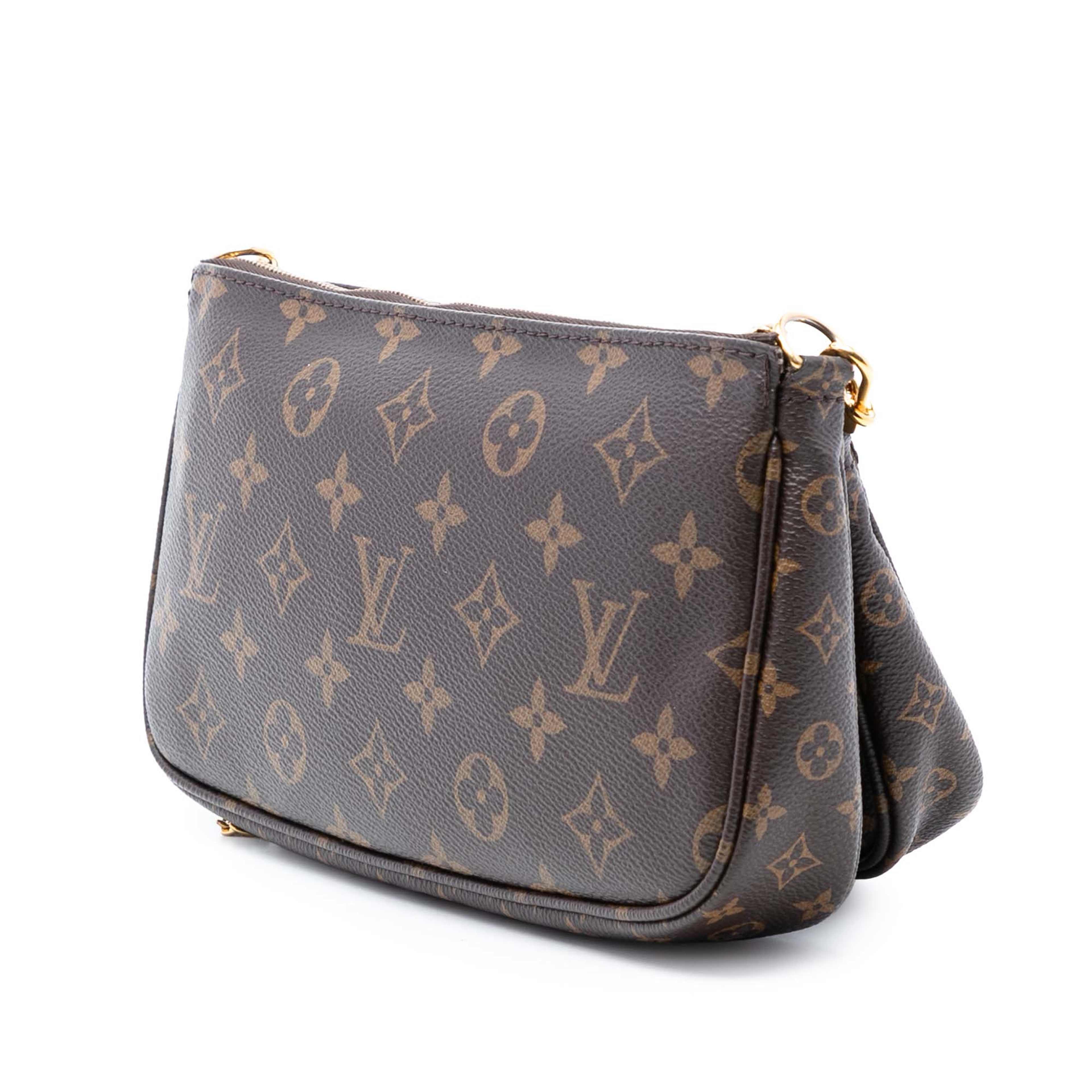 Louis Vuitton Monogram Multi Pochette Accessoires, från Luxclusif, i färgen brown. Klicka för att öppna bilden i stort format