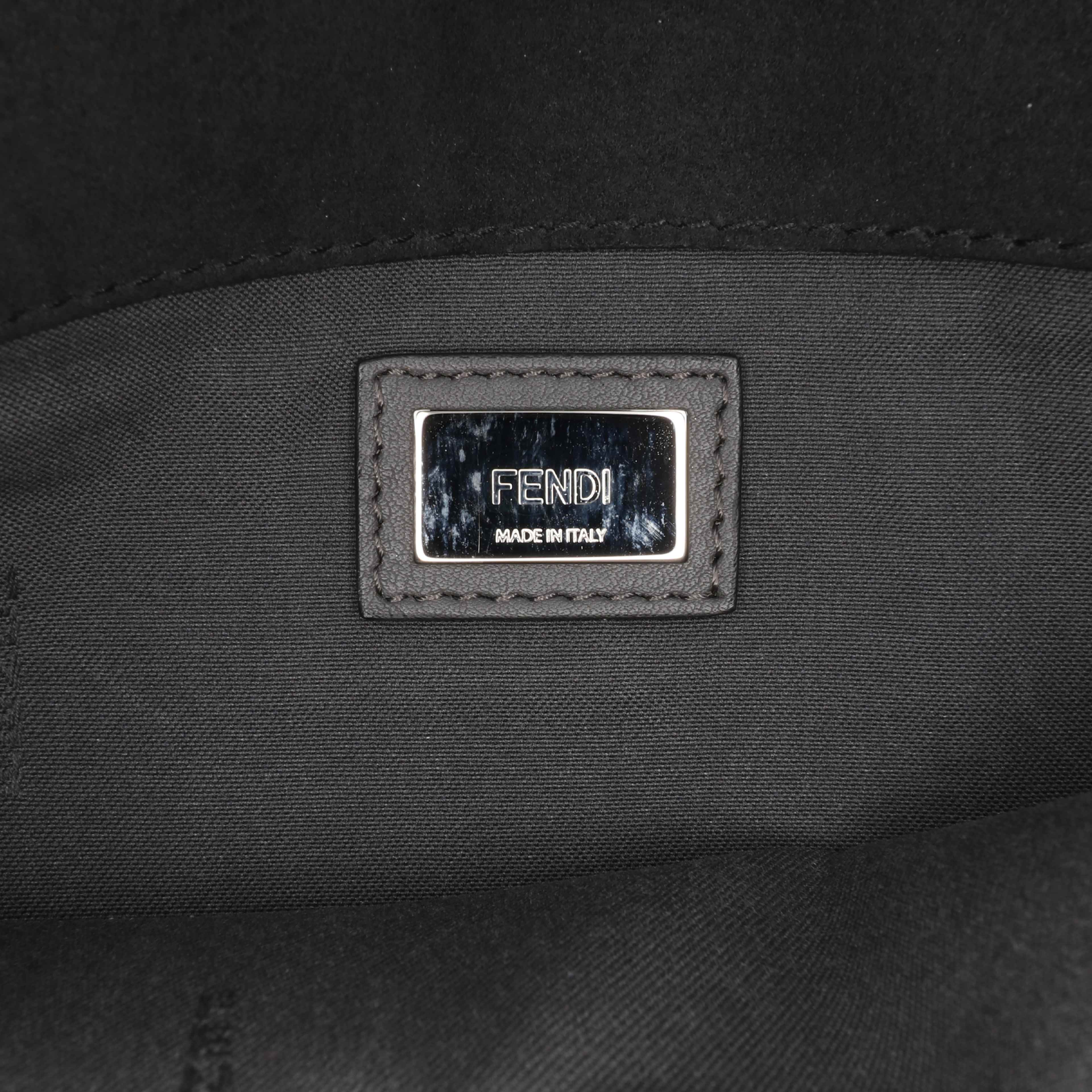 Fendi Leather Orchid Print 3baguette Shoulder Bag