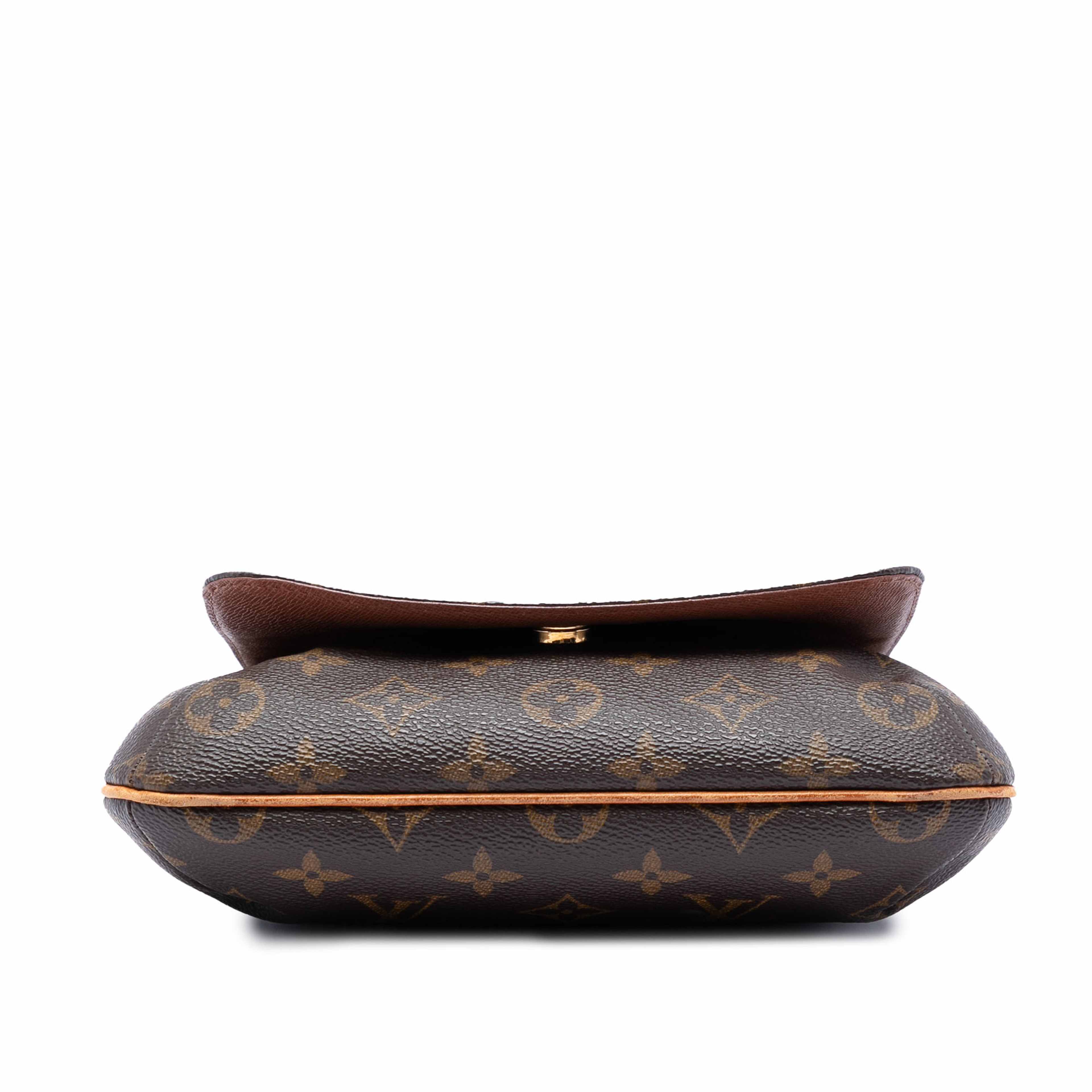 Louis Vuitton Monogram Musette Salsa Pm Short Strap, från Luxclusif, i färgen brun. Klicka för att öppna bilden i stort format